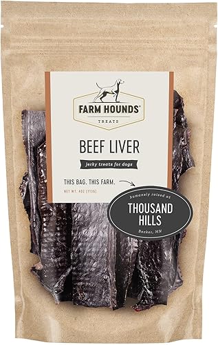 Miniatura 15 de Farm Hounds - Bazo de Res - Cecina de bazo de res natural premium para perros - Hecho de ganado 100% criado humanamente - Premio de órgano