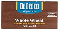 Vista 5 de De Cecco Pasta Fusilli trigo entero, 13.25 oz