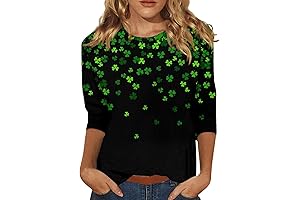 Women's 3/4 Sleeve St. Patrick's Day Shirt