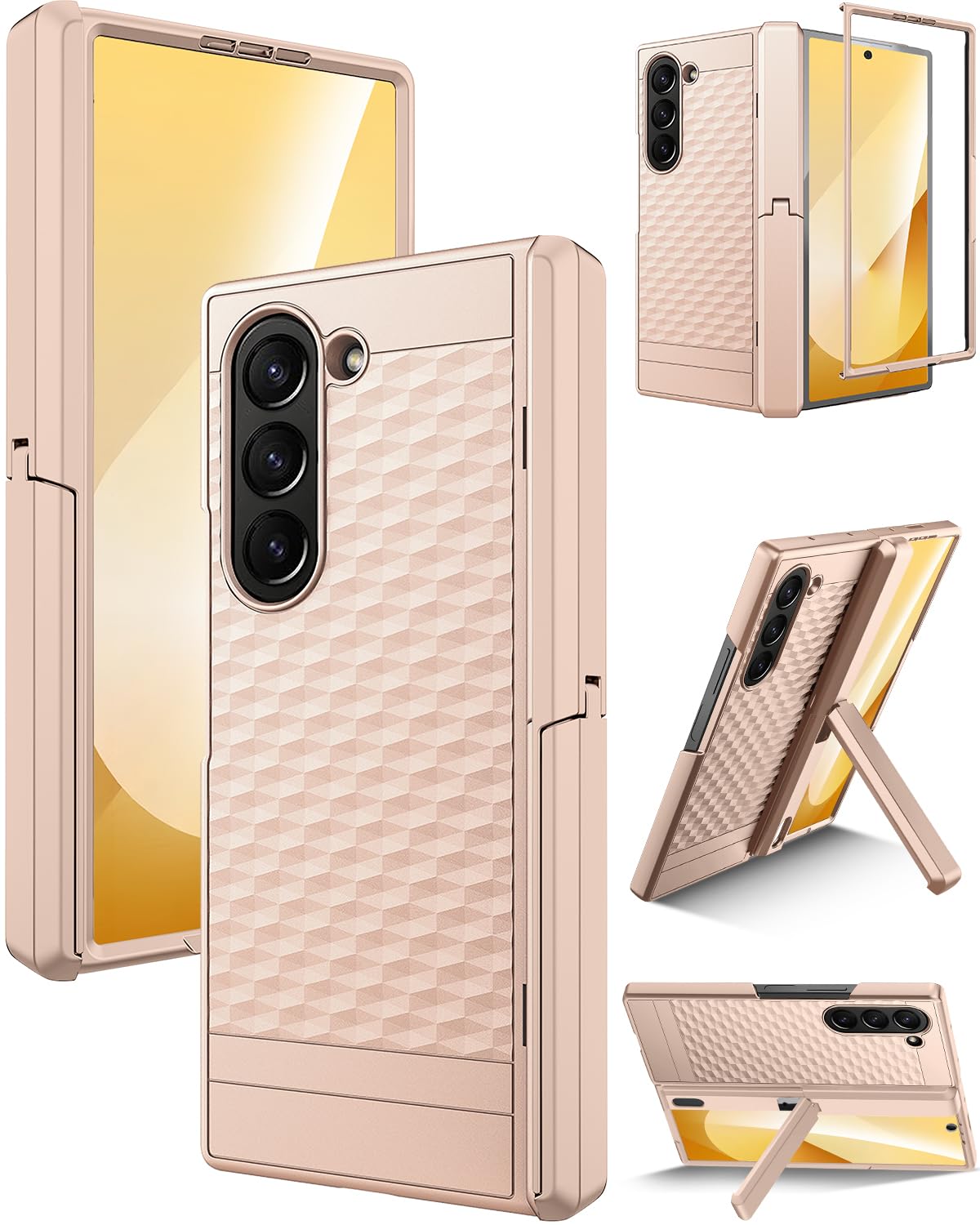 Coque Samsung Z Fold 6 avec protection charnière et béquille intégrée - 7
