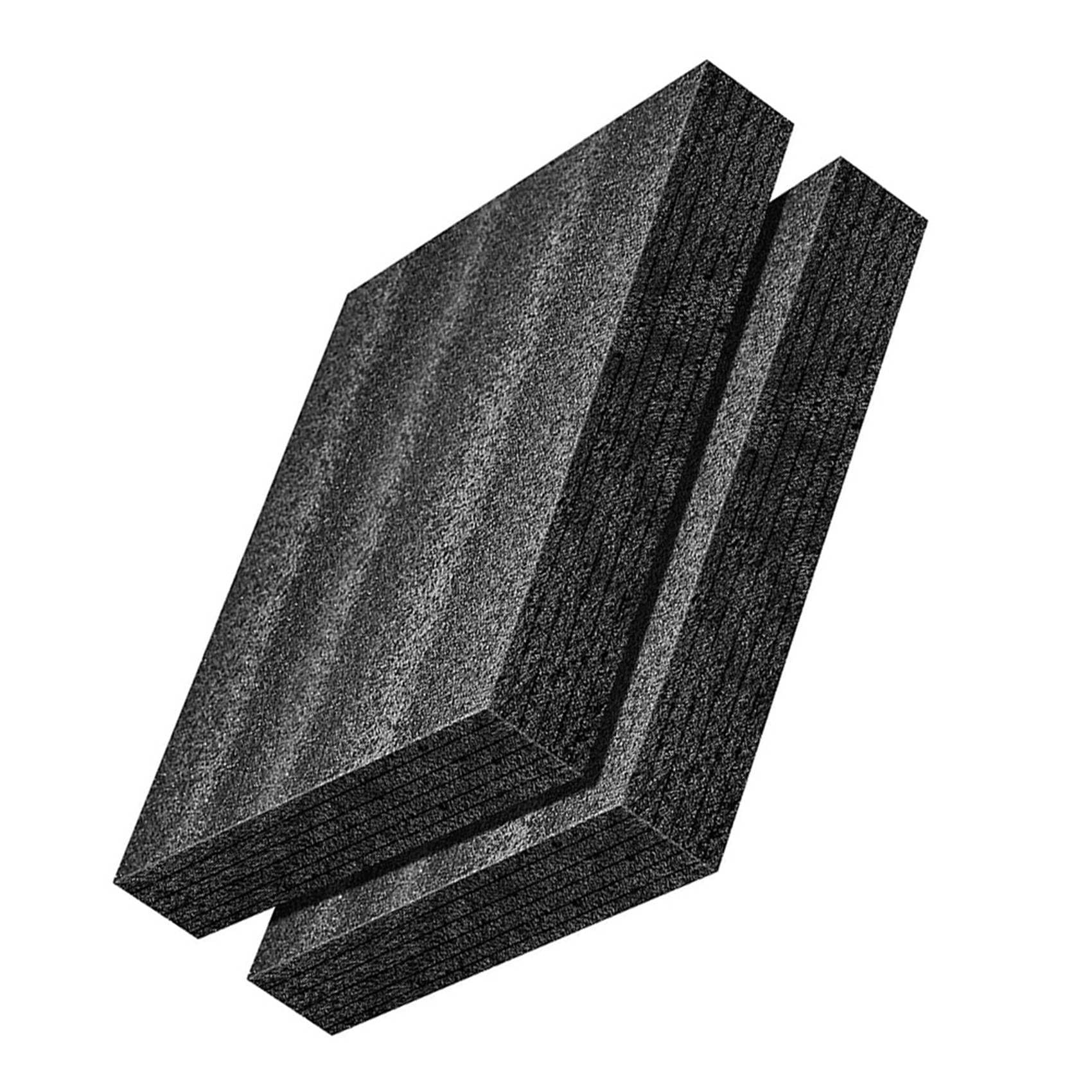 ISTOVO 8Er-Pack Polyurethanschaumplatten - 16 X 12 X 2 Schaumstoffeinlagen für Koffer - Verpackungsschaumpolster für die Aufbewahrung Von Werkzeugkästen und Kameras