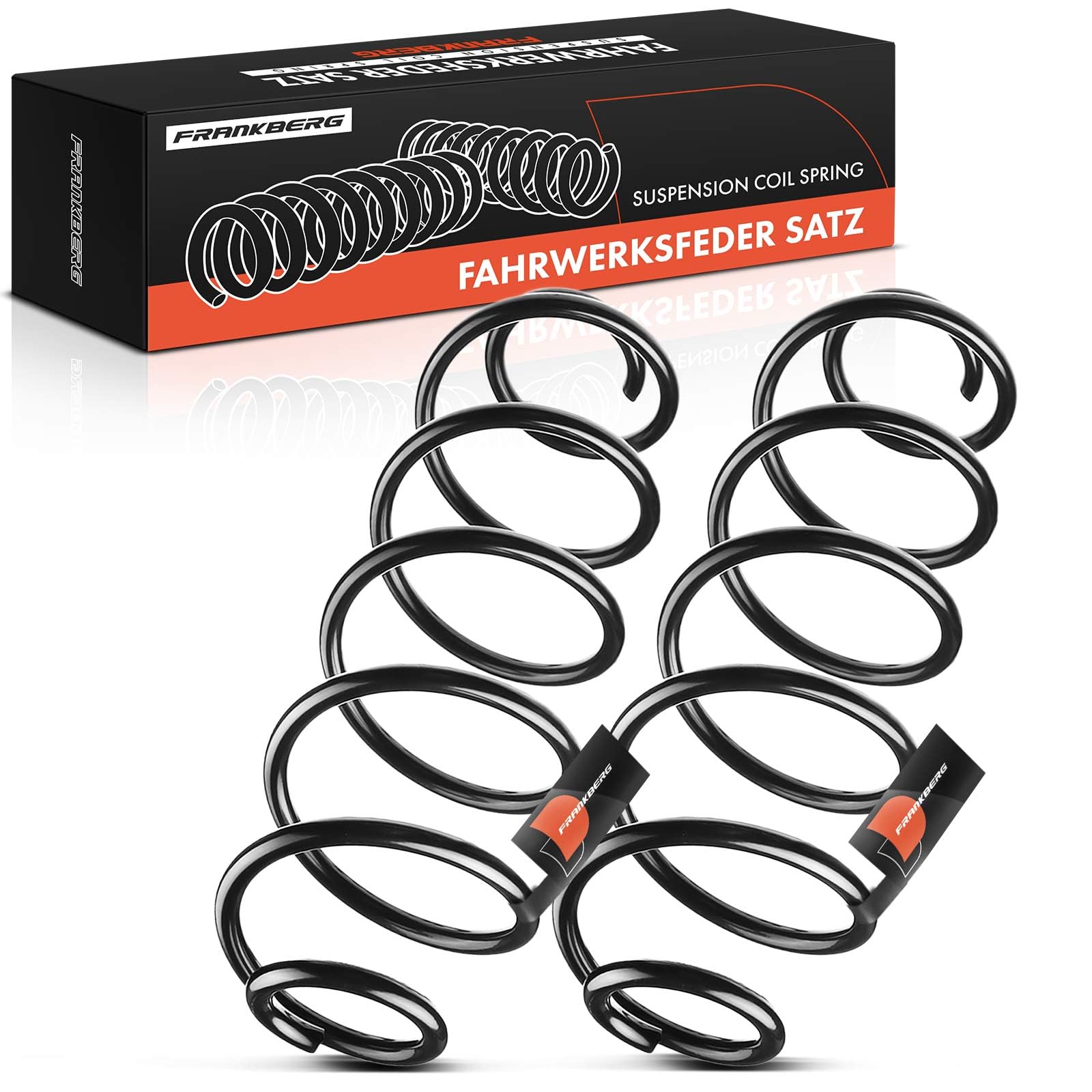 Frankberg 2 muelles de suspensión para eje trasero 5102Q5 | Compatible con: 207 WA WC