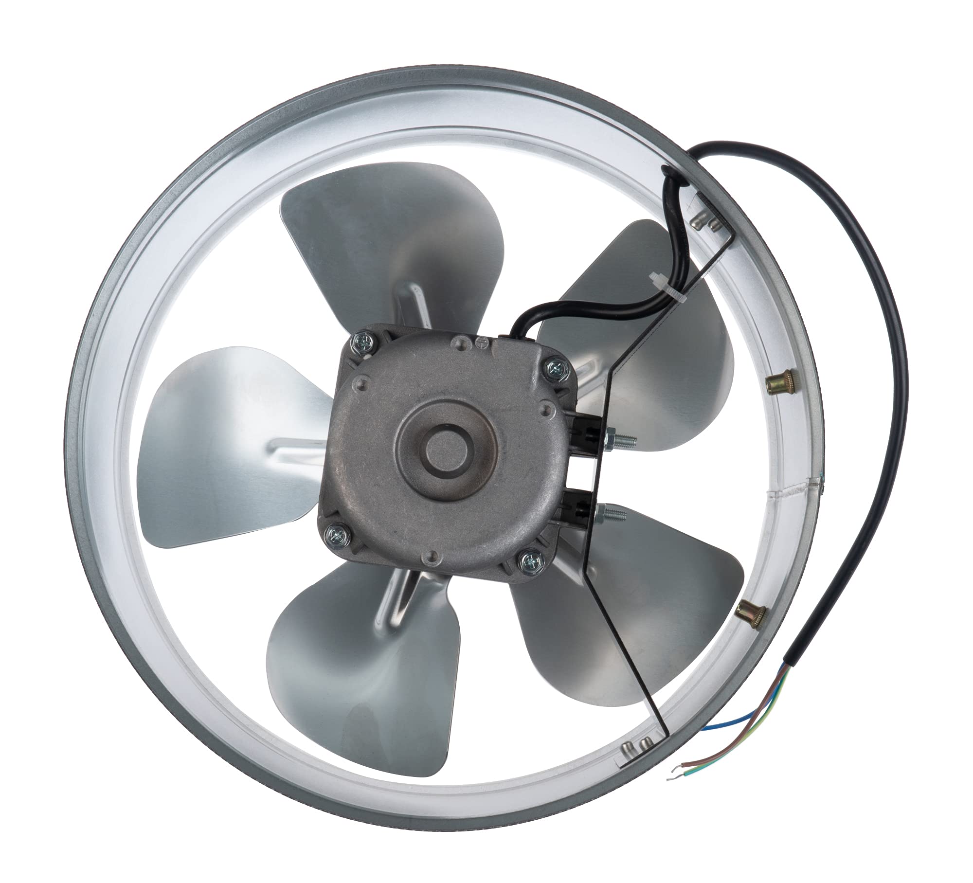 250mm Ventilatore Industriale in Metallo per Tubo - Ventola Aspirazione Silenziosa - Estrattore/Aspiratore d'Aria