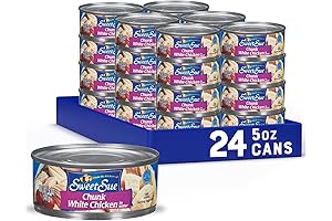 Sweet Sue Chunk White Canned Chicken in Water: 11g Protein, Gluten-Free, Keto-Friendly
