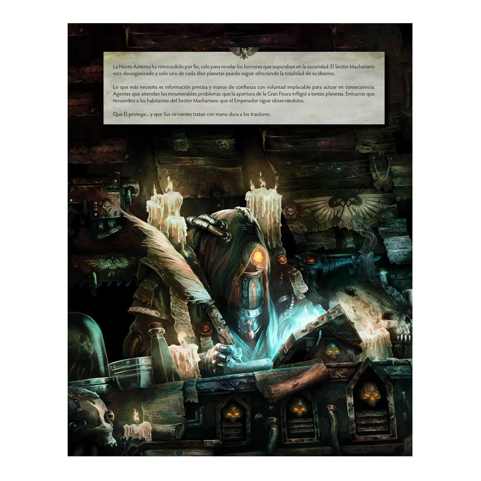 Devir – Warhammer 40K Imperium Maledictum | Juego de rol en Español | Libro de Reglas Básicas del Sector Machariano | CREA Personajes, Domina Poderes y Descubre Secretos del 41º Milenio (W40KBASICO)