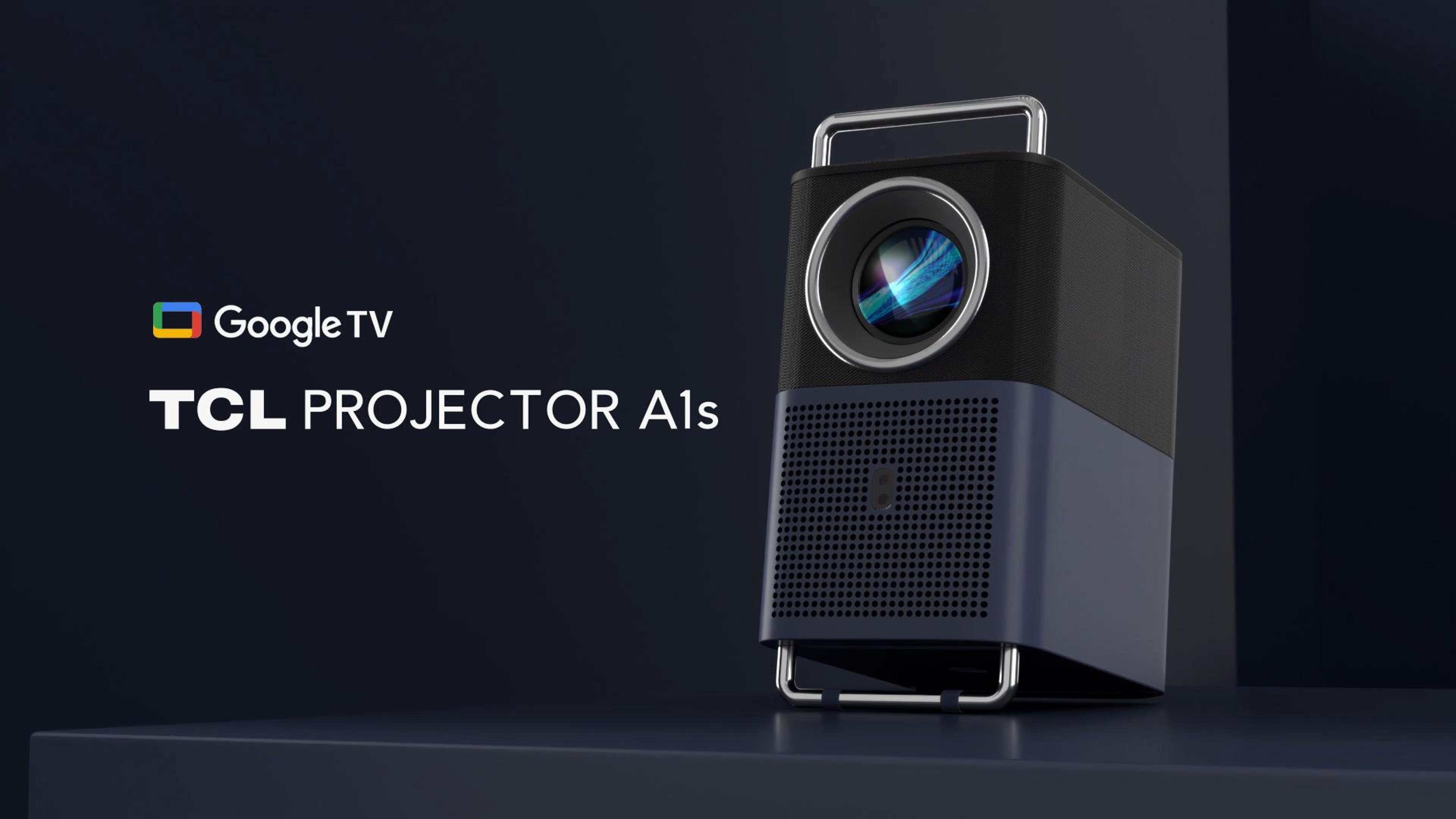 TCL A1s Smart Projector 4K Support, Compatible with Google TV