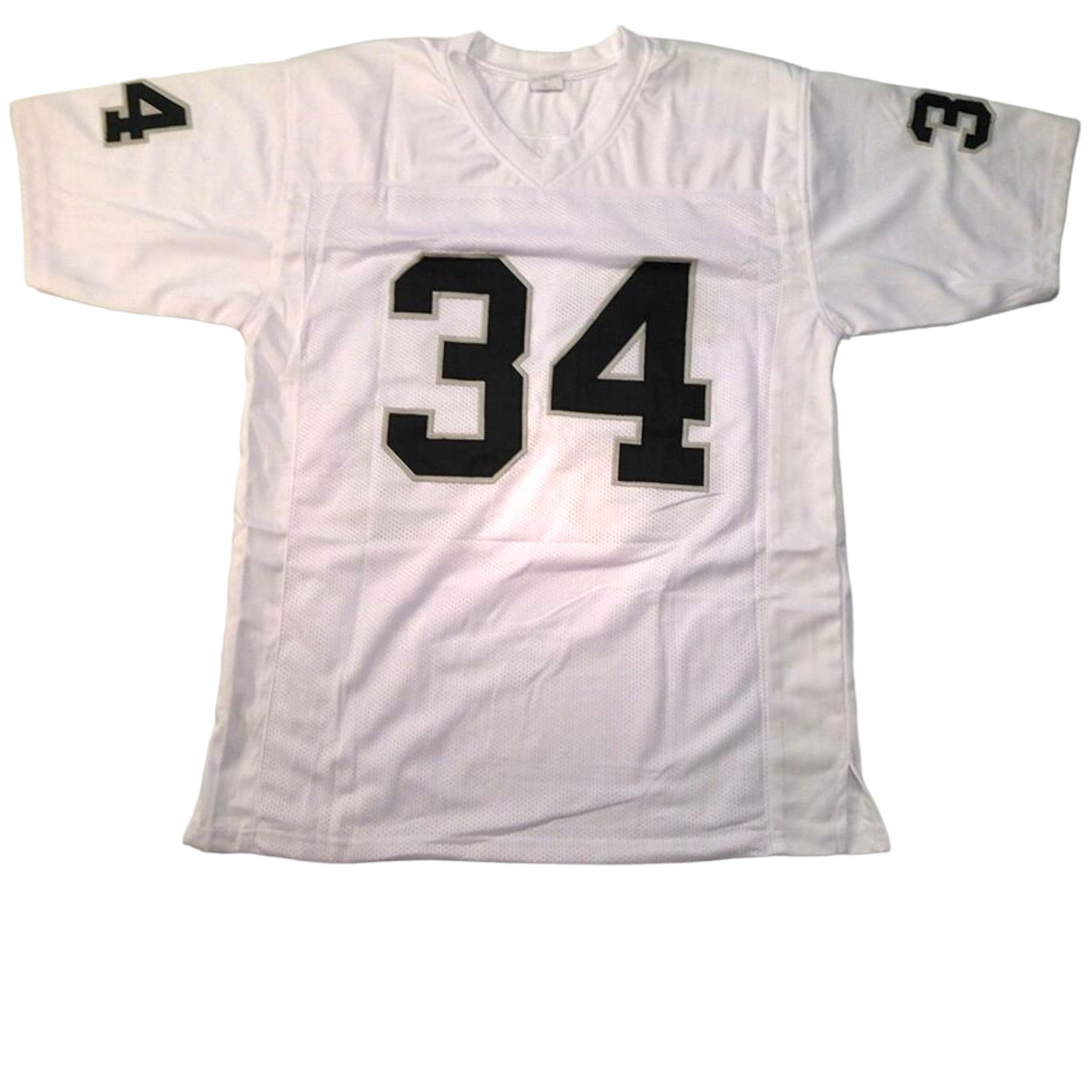 Generic Bo Jackson White Jersey Stitched Custom Football New No Brand/Logos (US, Alpha, Medium, Regular, Regular, White)