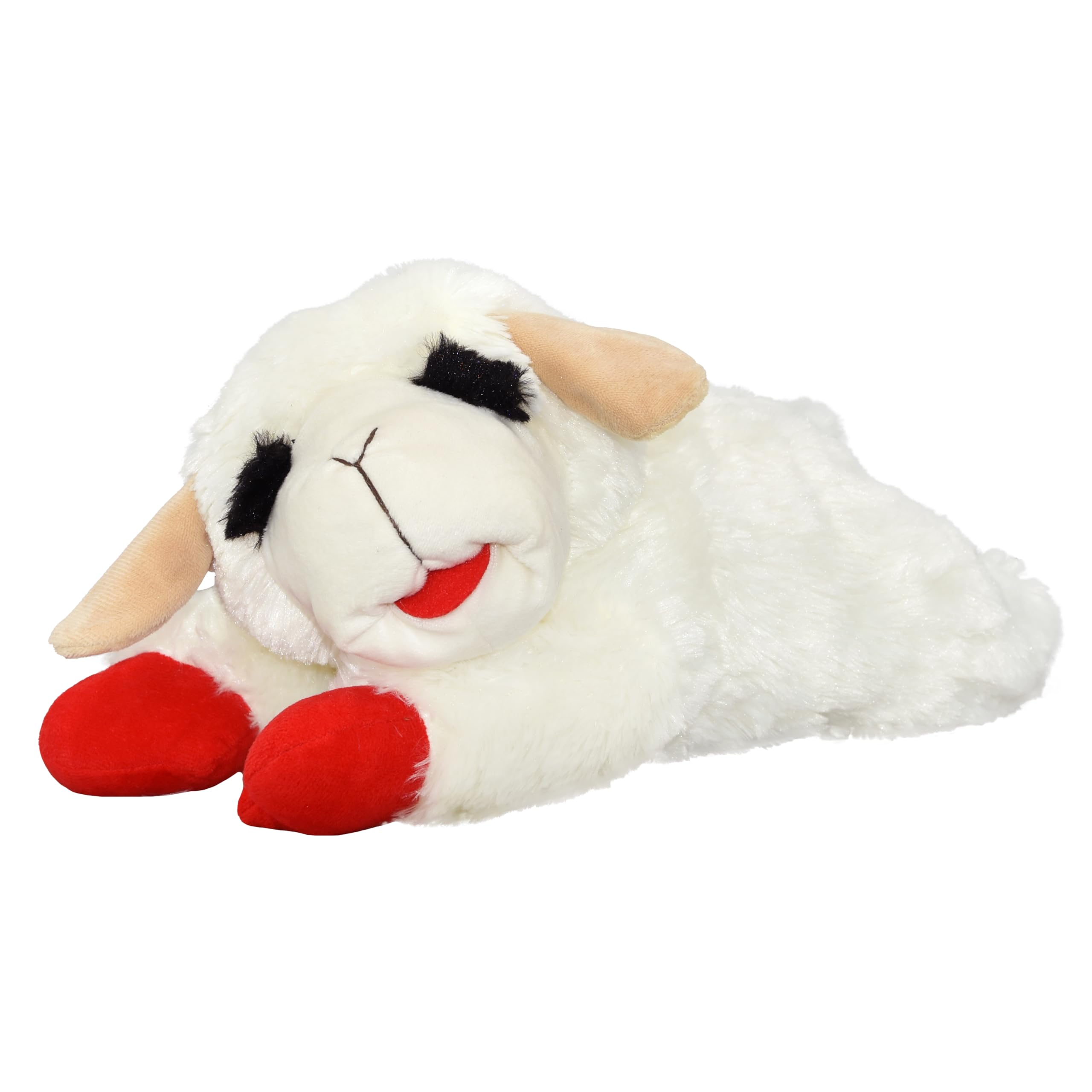 Chien anxieux ? Peluche Lamb Chop anti-stress avec battement de cœur simulant