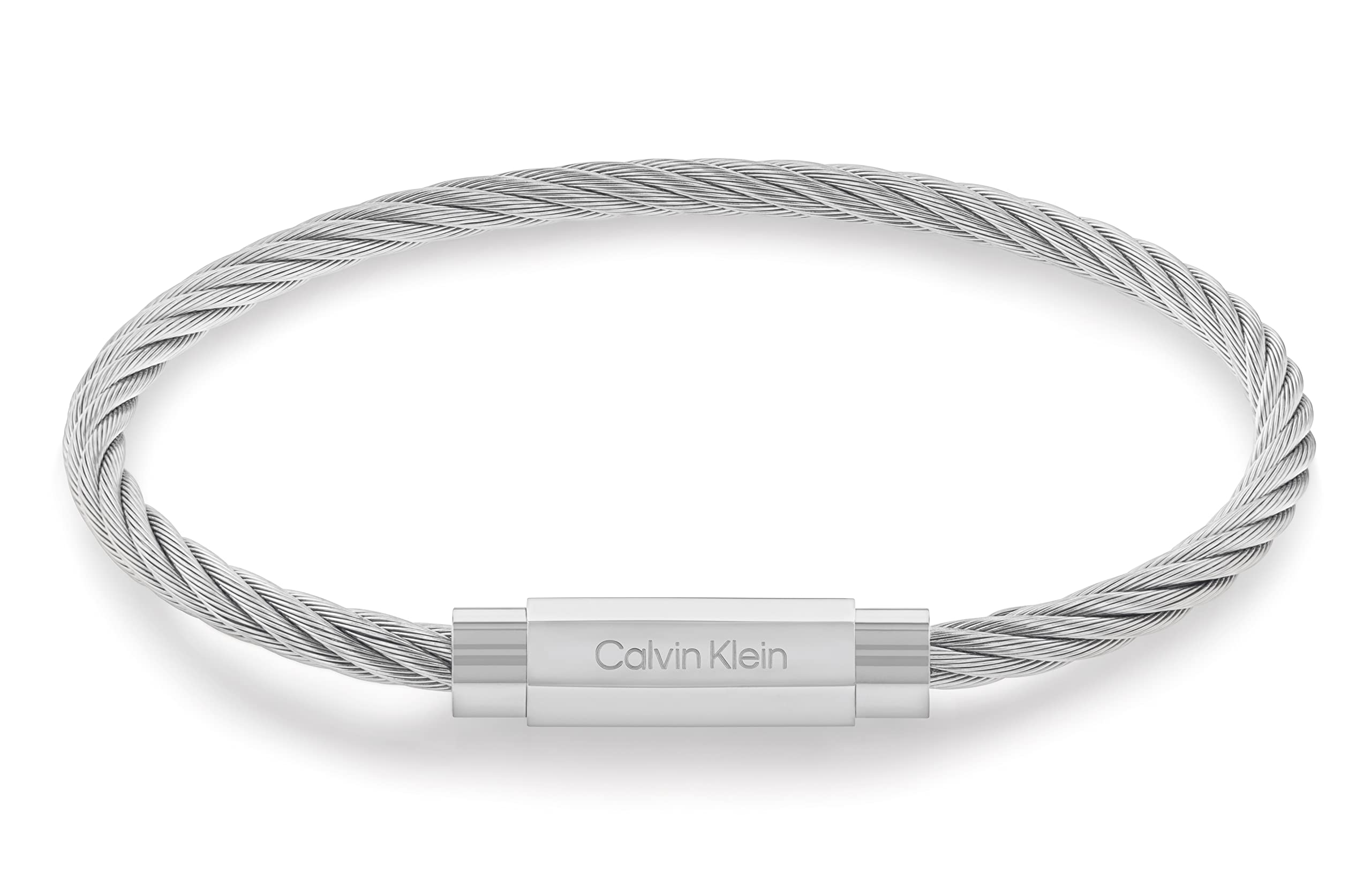 Calvin Klein Pulsera para Hombre, Colección Modern Grid de