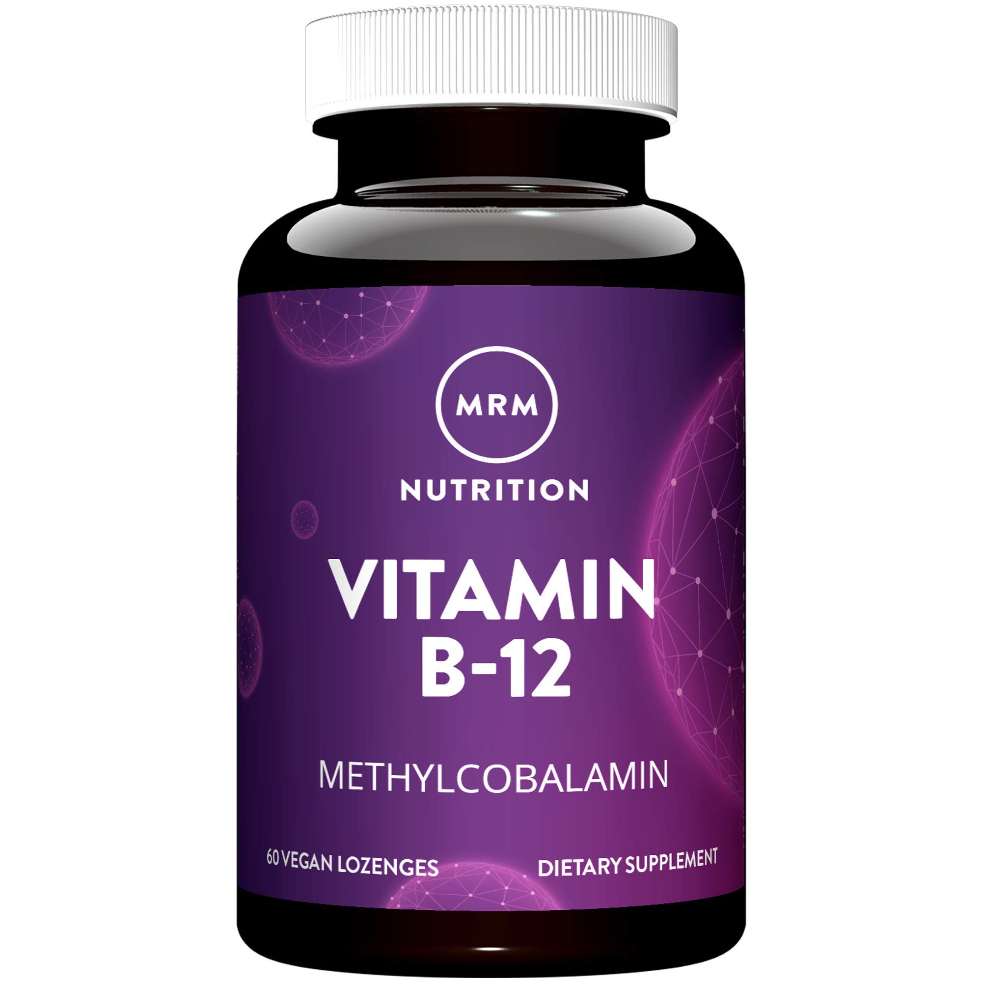 MRM Nutrition Vitamin B-12 with Folic Acid 2000 mcg - Vegan - 60 Servings
