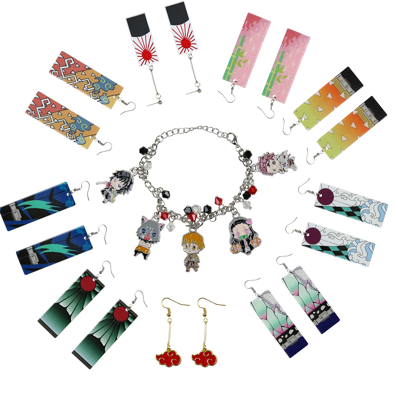 Anime earring charms Clearance