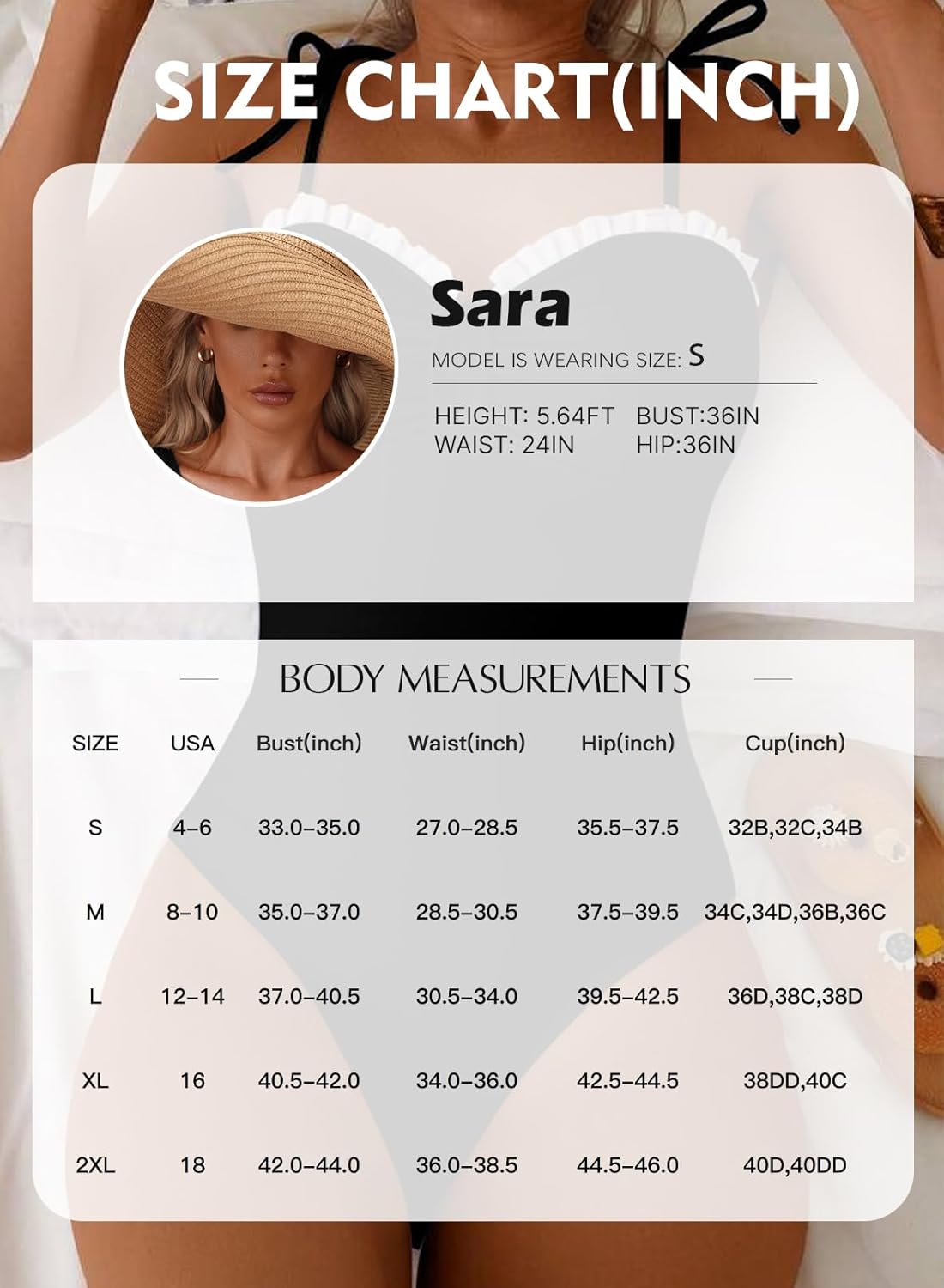 Herseas Women’s Striped One Piece Swimsuits Tie Shoulder High Cut Tummy Control Bathing Suit 2026 Summer Beach Swimwear - Image 6