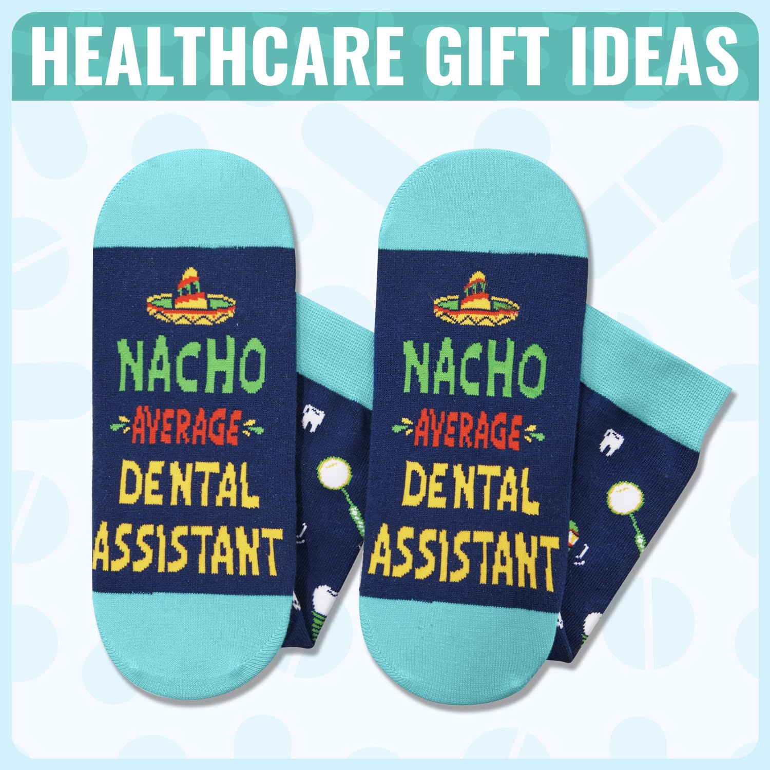 HAPPYPOP Surgeon Gifts for Men Women - Chiropractor Pharmacy Technician Gifts Socks