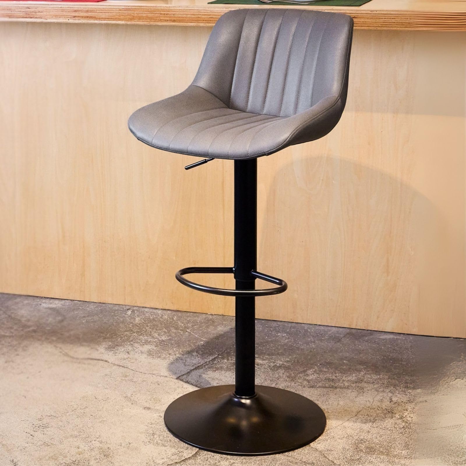 Amazon｜【インテリア雑誌『I'm home』掲載】 カウンターチェア 昇降式