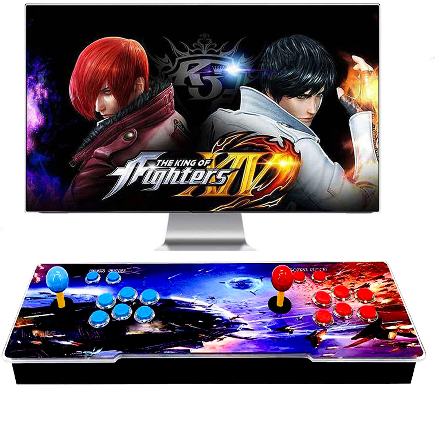 Photo 1 of 26800 Games in 1 3D Pandora's Box Arcade, 3D Arcade Game Console with 2 Joysticks, 1280x720 Full HD, VGA, HDMI Support Search/Save/Hide/Pause Game up to 4 Players