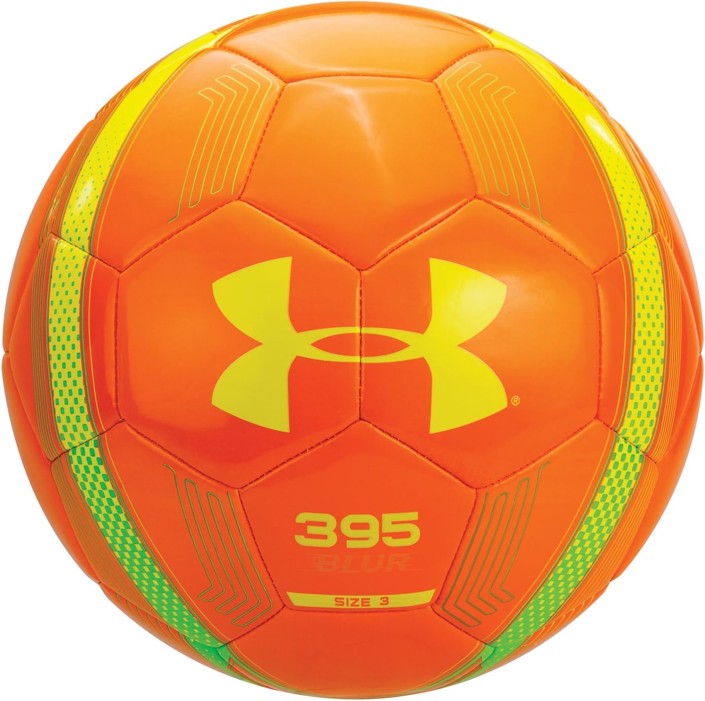 Under Armour 395 Blur Soccer Ball Vivid Orange/Bitter/Sunbleached