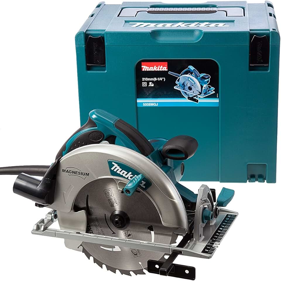 5008MGJ/2 240V 210mm Circular Saw Supplied in a Makpac Case