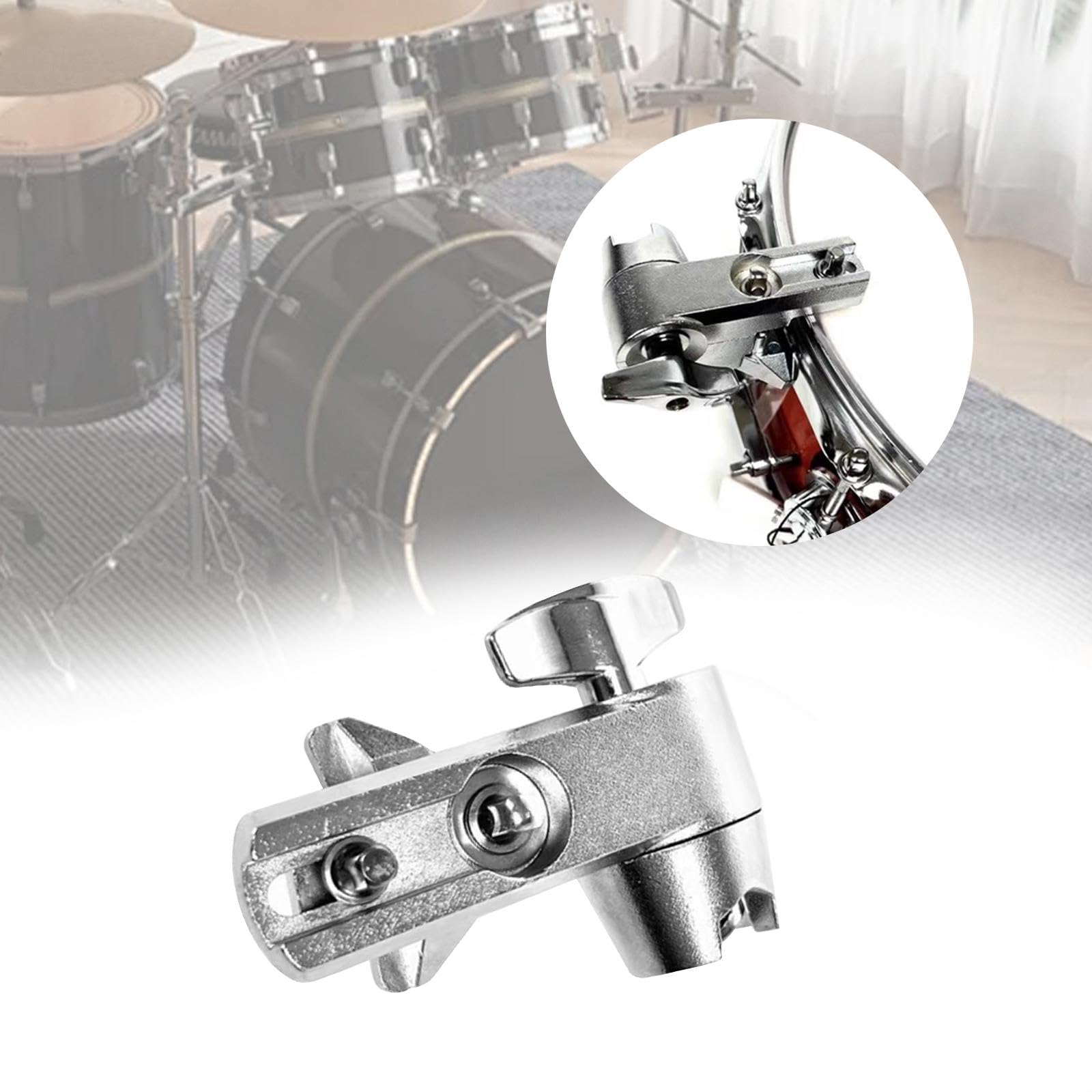 MagiDeal SNARE DRUM CLUP GRUSSHY HARDWARE METAL METALE STURDY ESTENSIONE Montaggio di batteria per la per panellini per piatti