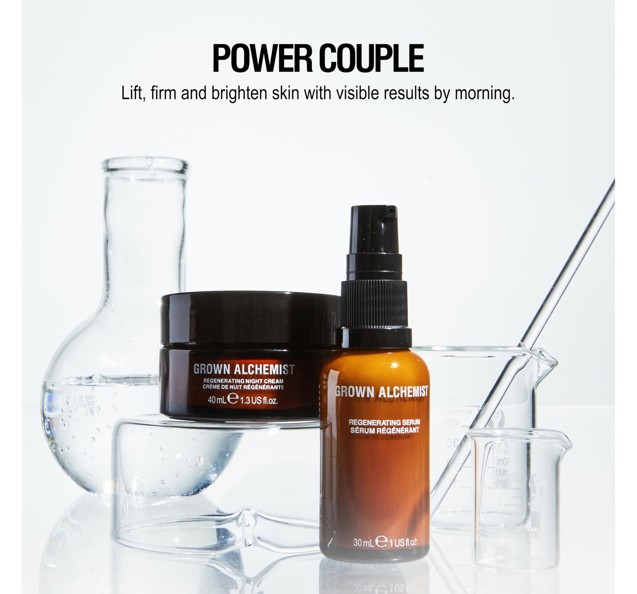 Grown Alchemist Regenerating Face Serum - Anti Aging Serum gegen Falten mit Peptiden, Proteinen & pflanzlichem Kollagen, aufhellendes, feuchtigkeitsspendendes Gesichtsserum mit Antioxidantien, 30ml