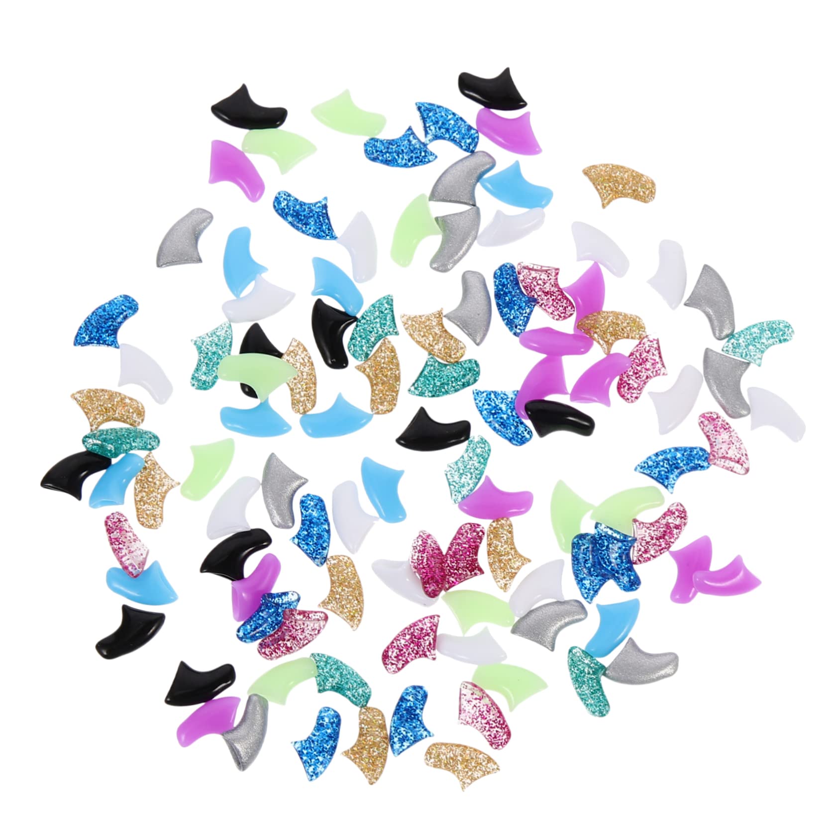 BESPORTBLE 30 Ensembles kit d'ongles de Chat Capuchons d'ongles de Chat colorés Griffes de Chat avec de la Colle Chaussette Patte de Chat Capuchon d'ongle Chat d'ongles de Chien