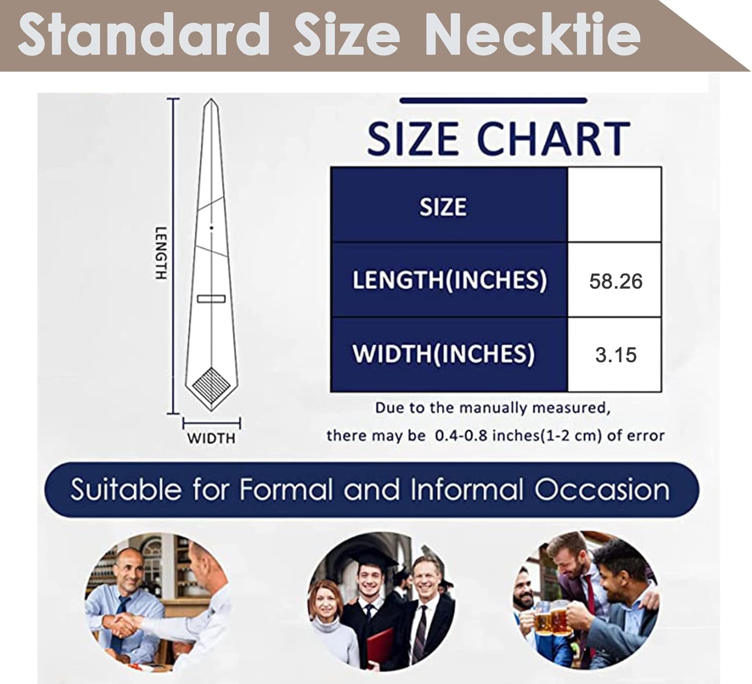 Mantieqingway Floral Tie Sets for Men Classic Flower Tie and Handkerchief with Pocket Square Holder for Dinner Wedding - Image 3