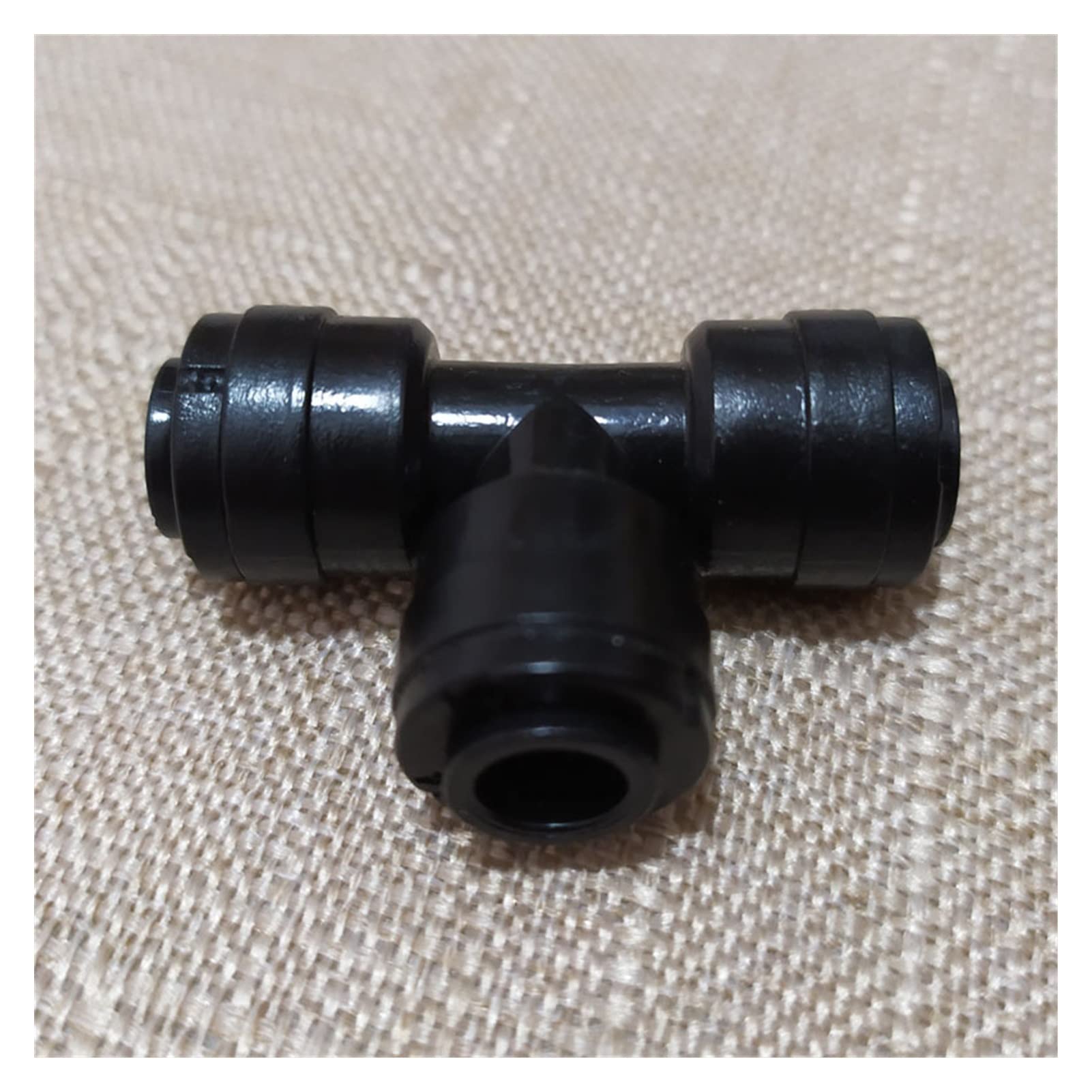 Zubehör für Tropfbewässerungssysteme für den 50 0,2-0,6 mm Niederdruck-Schnellanschlussdüsen zum Sprühen von Wasser for Gartenbewässerung in Nebelkühlsystem (Color : Black connector)