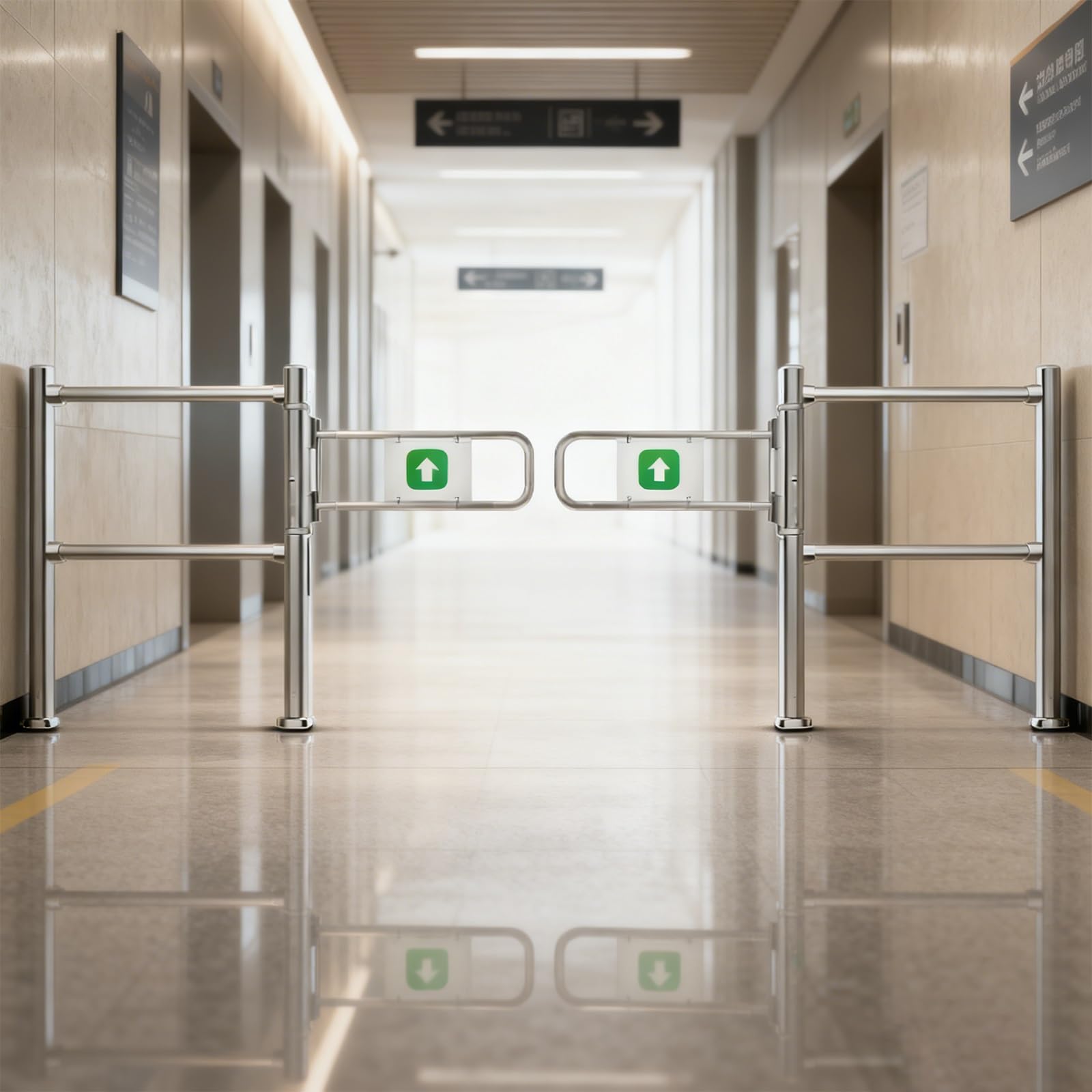 Metalowa brama skrzydłowa do S i magazynów BiAccess ręczna konstrukcja (120 cm x 100 cm)