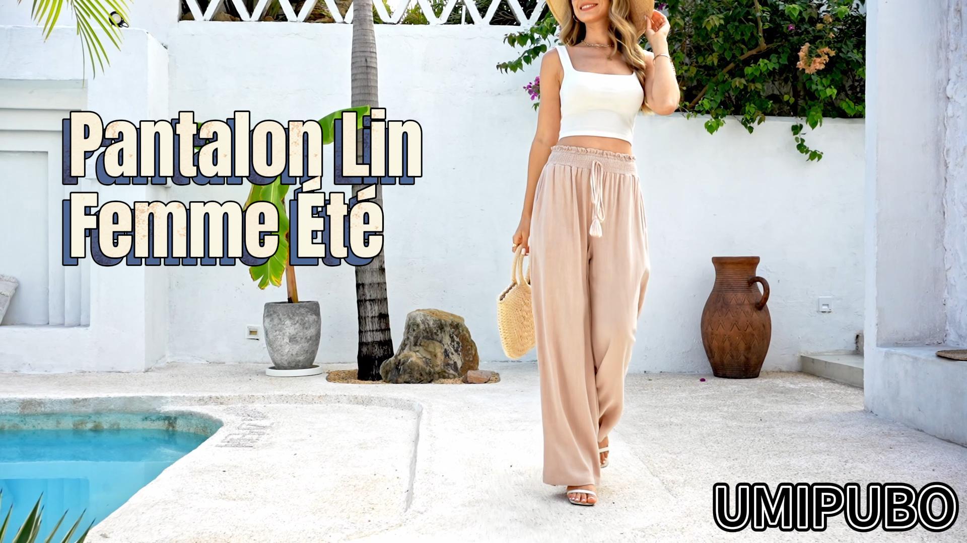 Pantalon Crop En Lin 100% Charter Club 'Katherine Fit' - Taille 10, Beige - Très Bon état