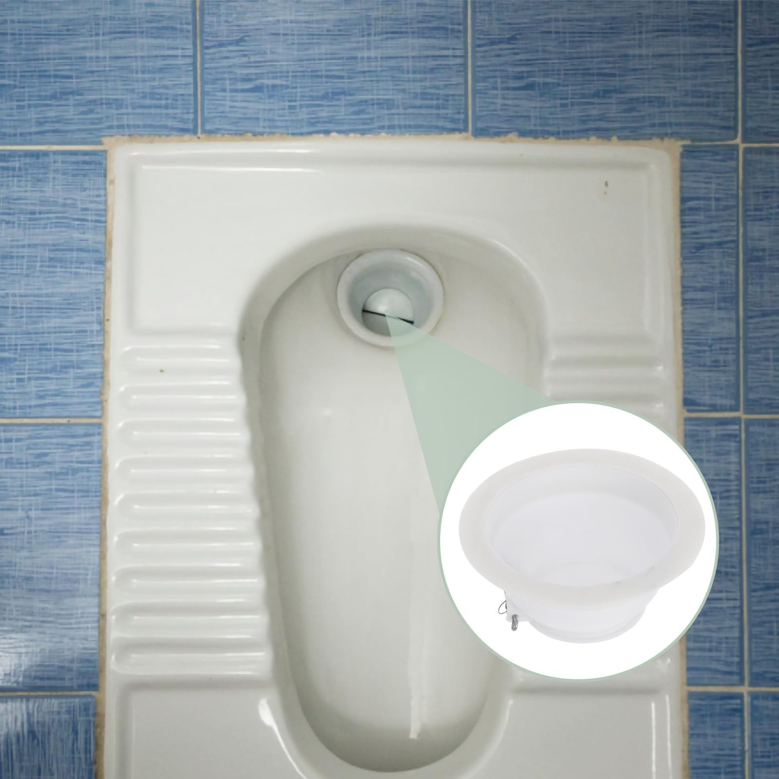 Profumatore Wc 2pezzi per Squat Toilets in Gomma, Facile Installazione e Design Userfriendly per Eliminare Odore Fogna Bagno e Garantire Freschezza nel Bathroom