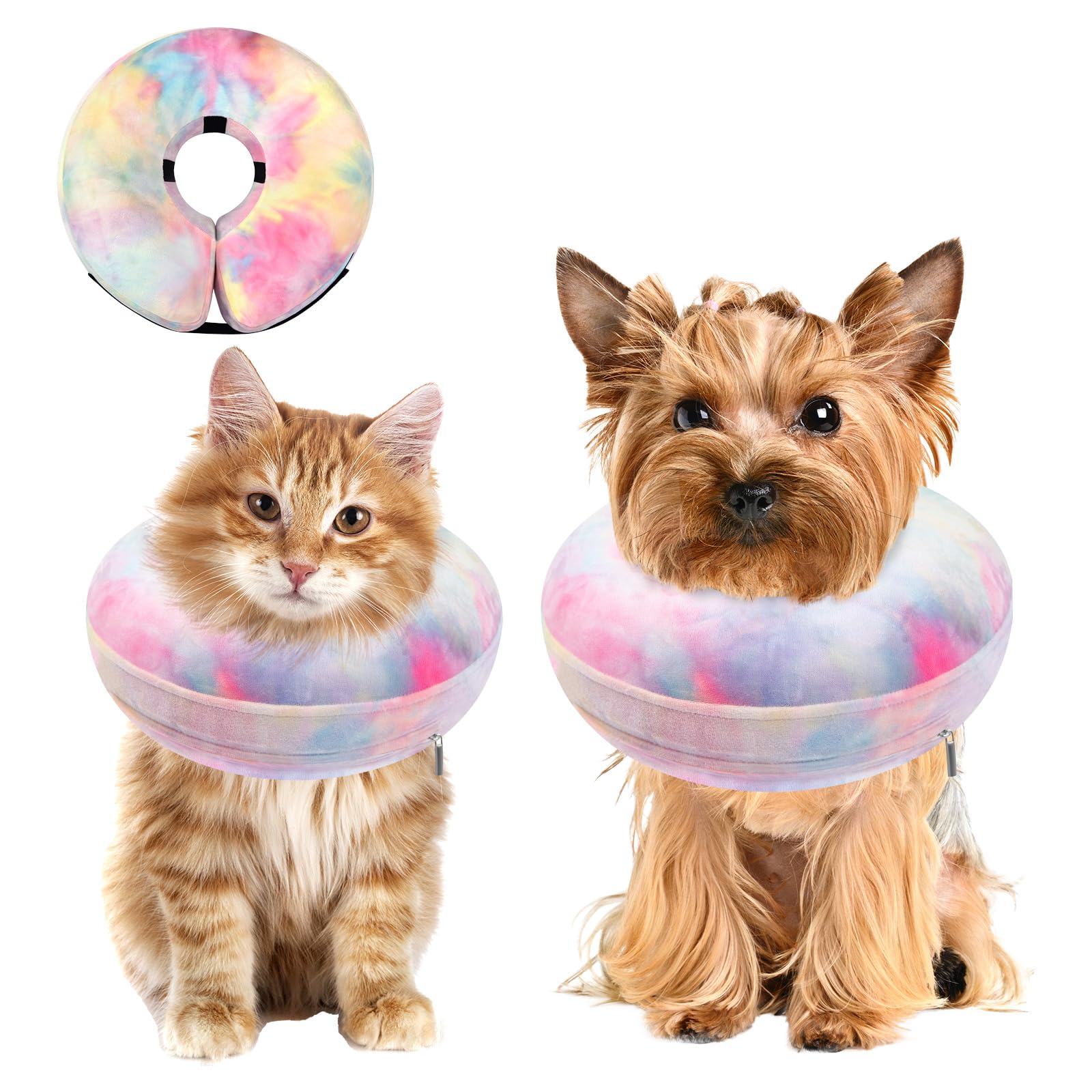 Inflatable Cone Collar for Dogs and Cats, Dog Neck Collar Recovery E-Collar Alternative After Surgery, Elizabethan Collar for Dogs Recovery