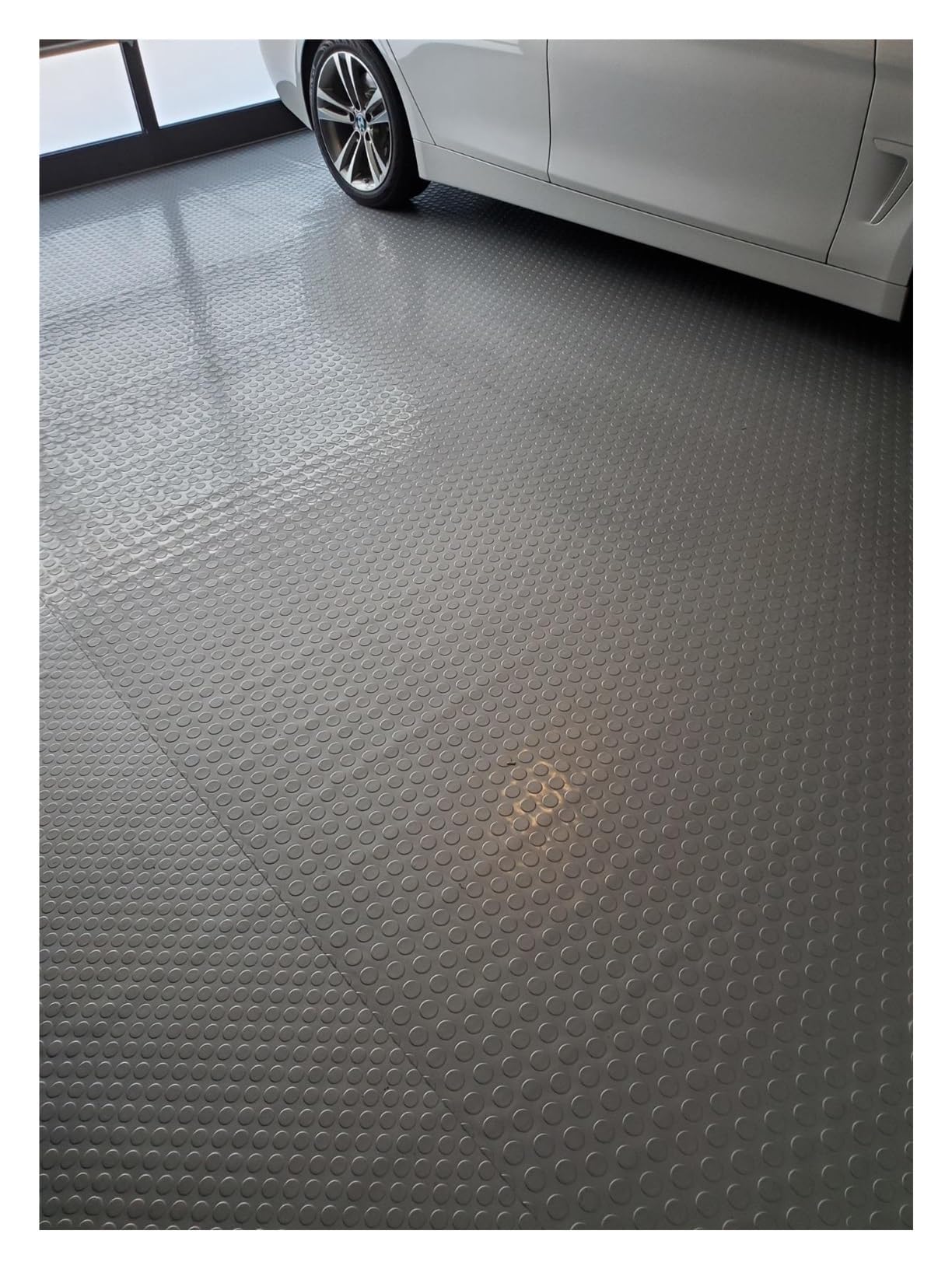 Garage Gummimatte Werkstattboden Große Garagen-Bodenmatte aus Gummi, 3mm dick, schwarz, handelsübliche, robuste Parkmatte für Garagenböden, für Parken von Golfwagen, wasser-/schmutzabweisender Bodenlä