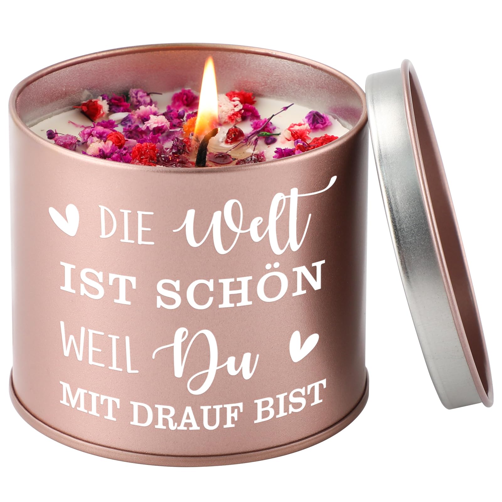 CadeauJoie Geschenke für Frauen, 9OZ Kerze Geburtstagsgeschenk für Frauen, Geschenk für Frau Freundin Mama Oma Schwester zum Weihnachten Geburtstag Muttertag Ostern Hochzeitstag