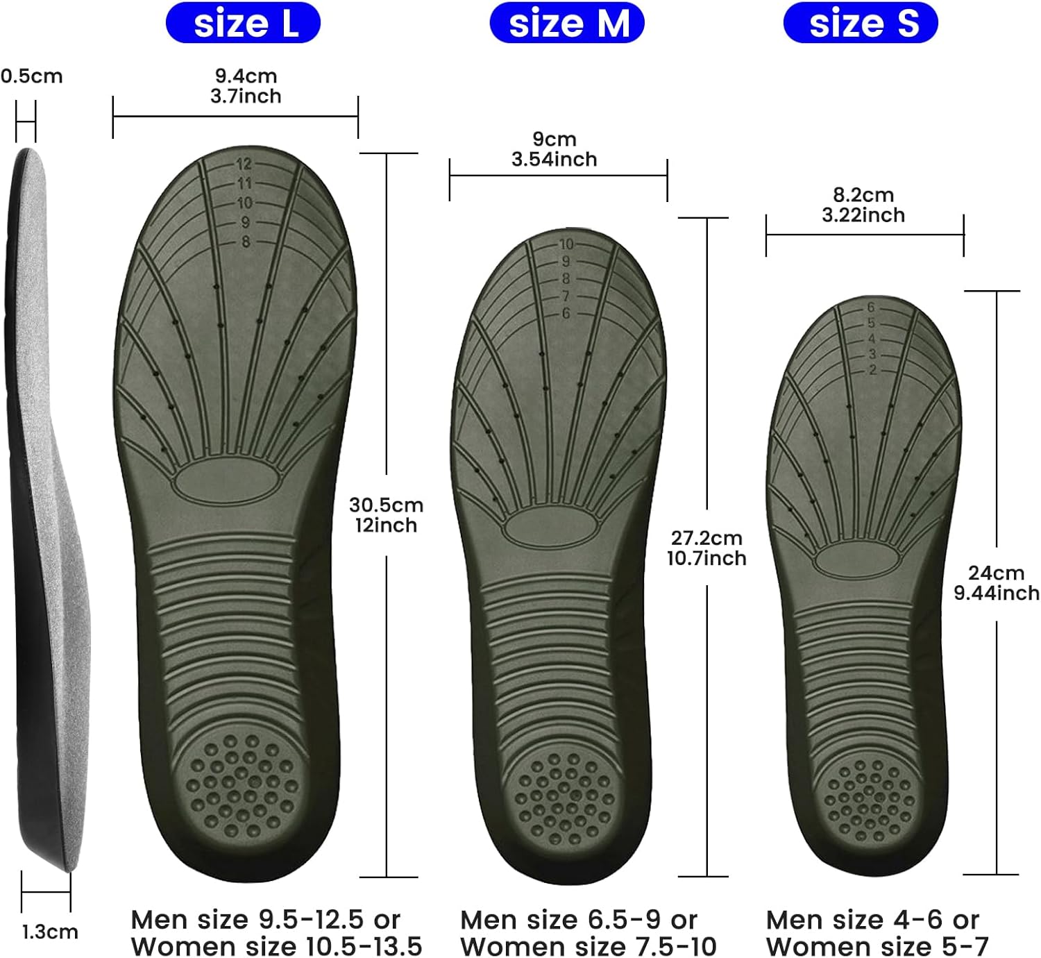 Shoe Insoles, Memory Foam Insoles, Providing Excellent...