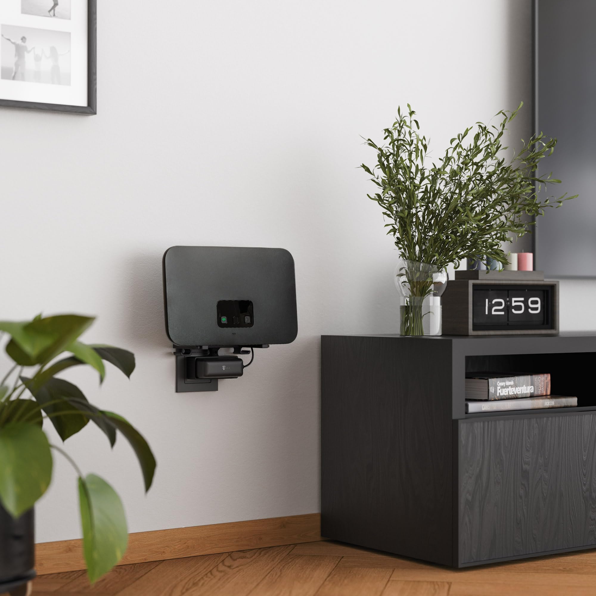 Wandhouder van metaal voor Telekom Speed Home