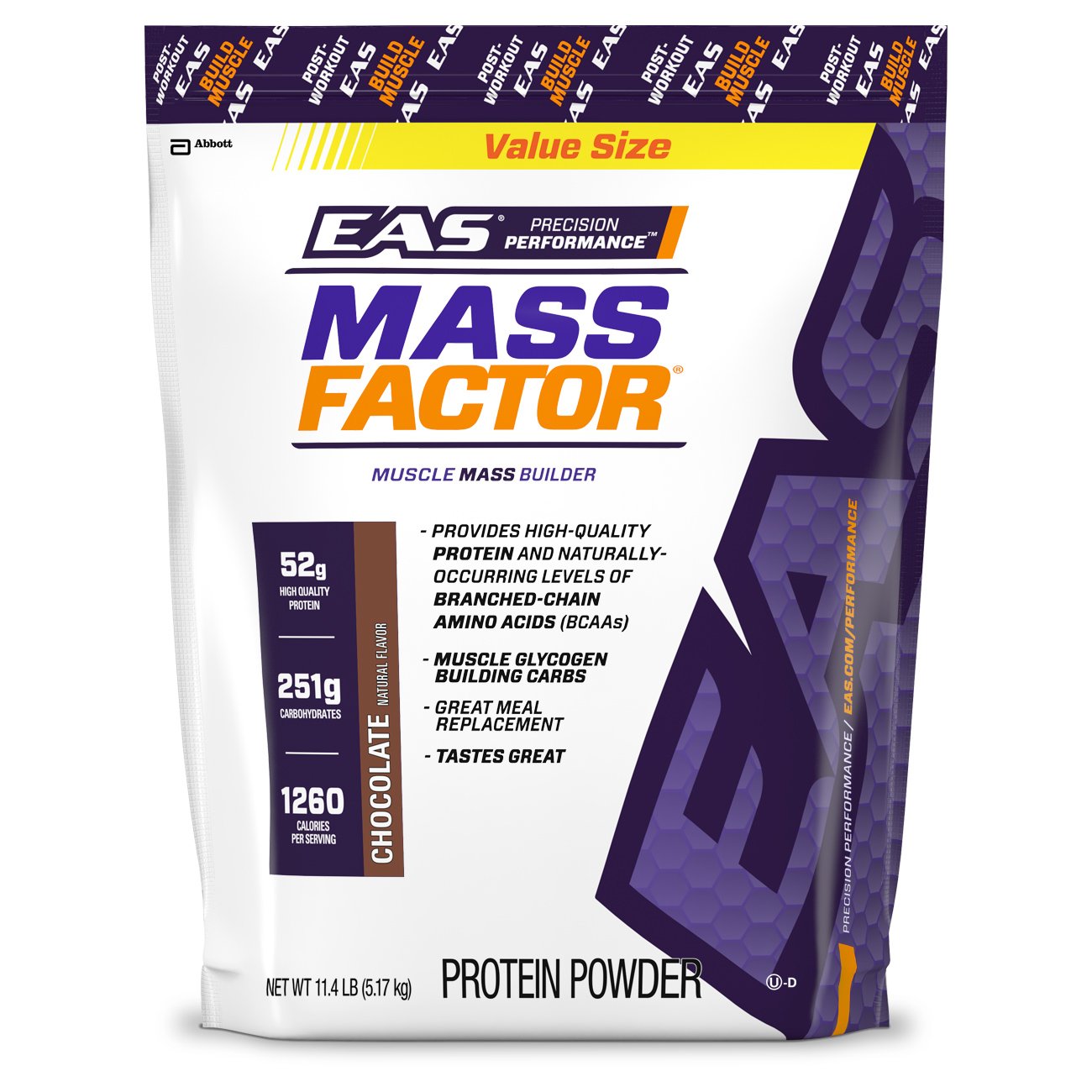 EAS Mass Factor, Chocolate, 11.4 Pound