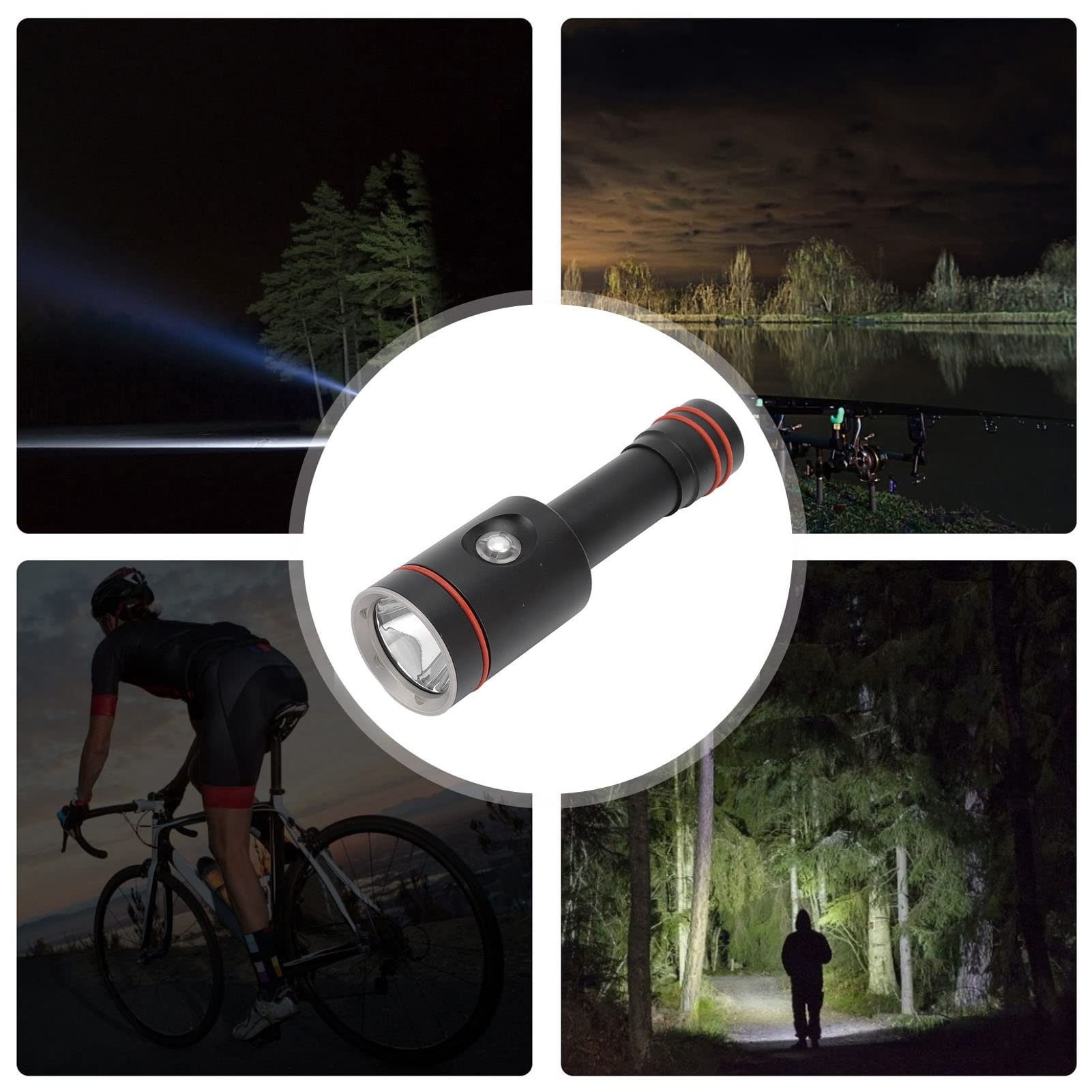 Hyuduo Torcia Subacquea, 5000LM Luce di Riempimento per Fotografia