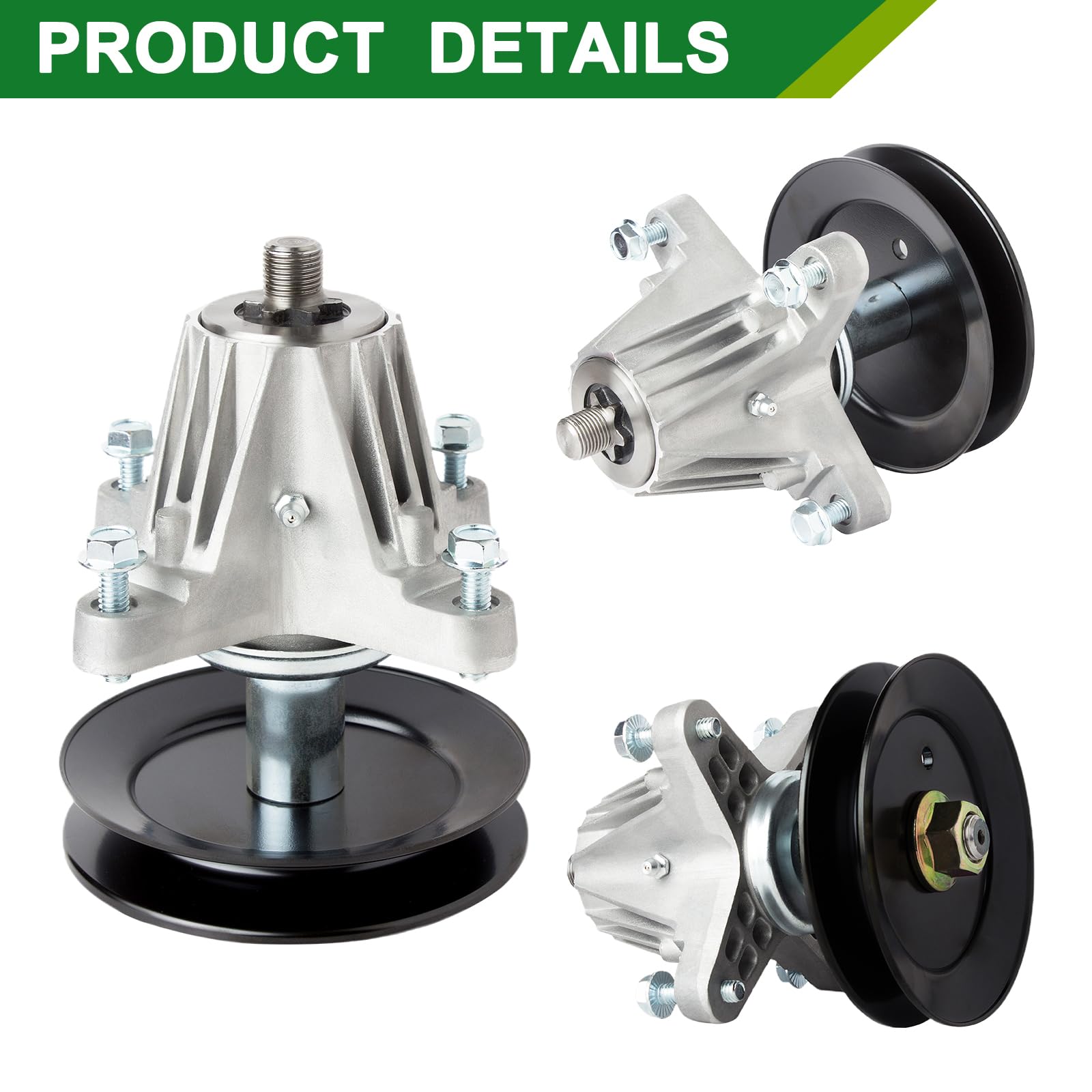 Kit de cuchillas de montaje de husillo de 50 pulgadas para Cub Cadet MTD RZT L50 S50 LX50 SX50 XT1-GT50 ZT1-50 G8200 G8300