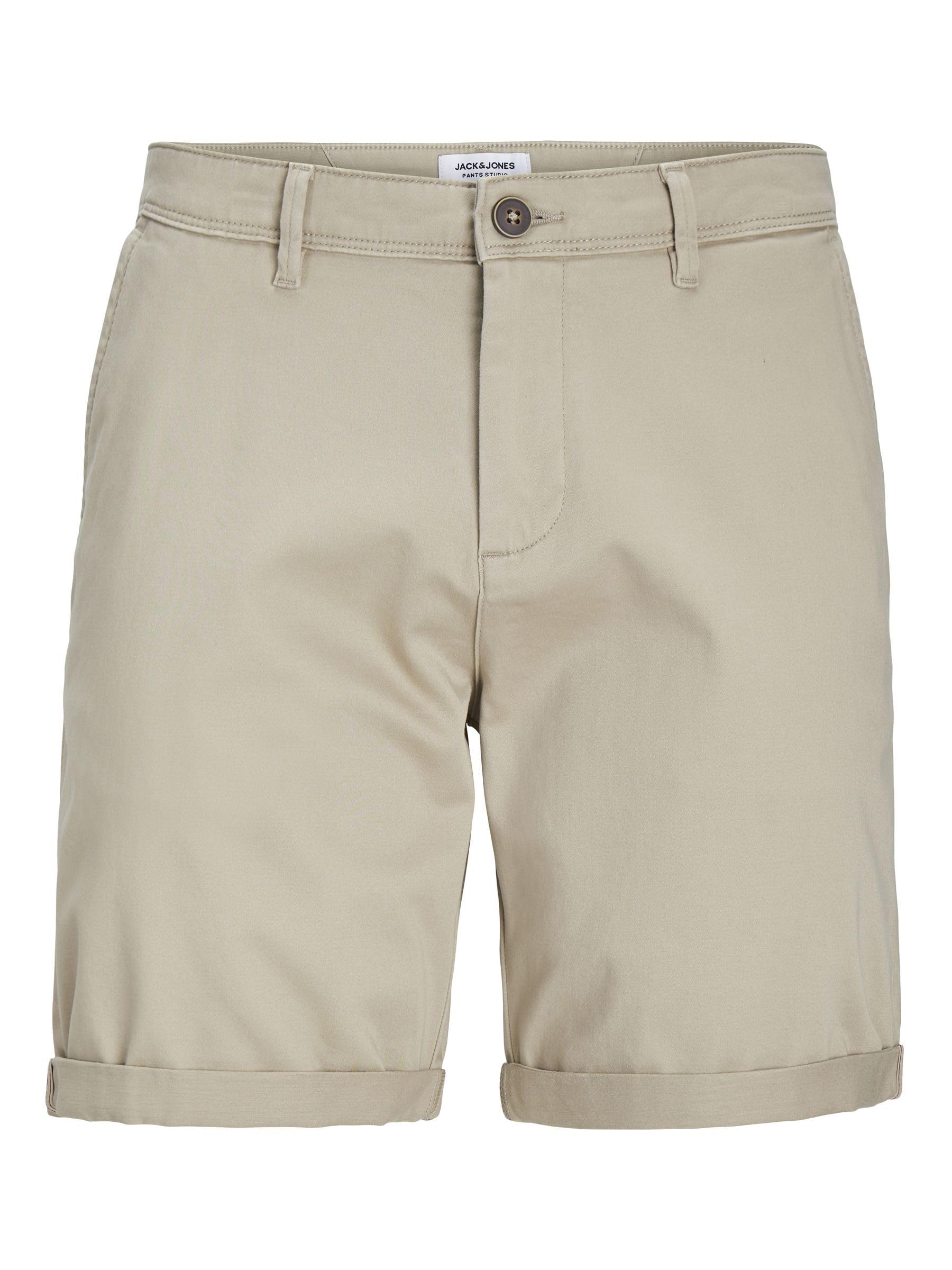 Jack And Jones Men' Beige Jack Bowie Shorts So in Size S, Sports Direct