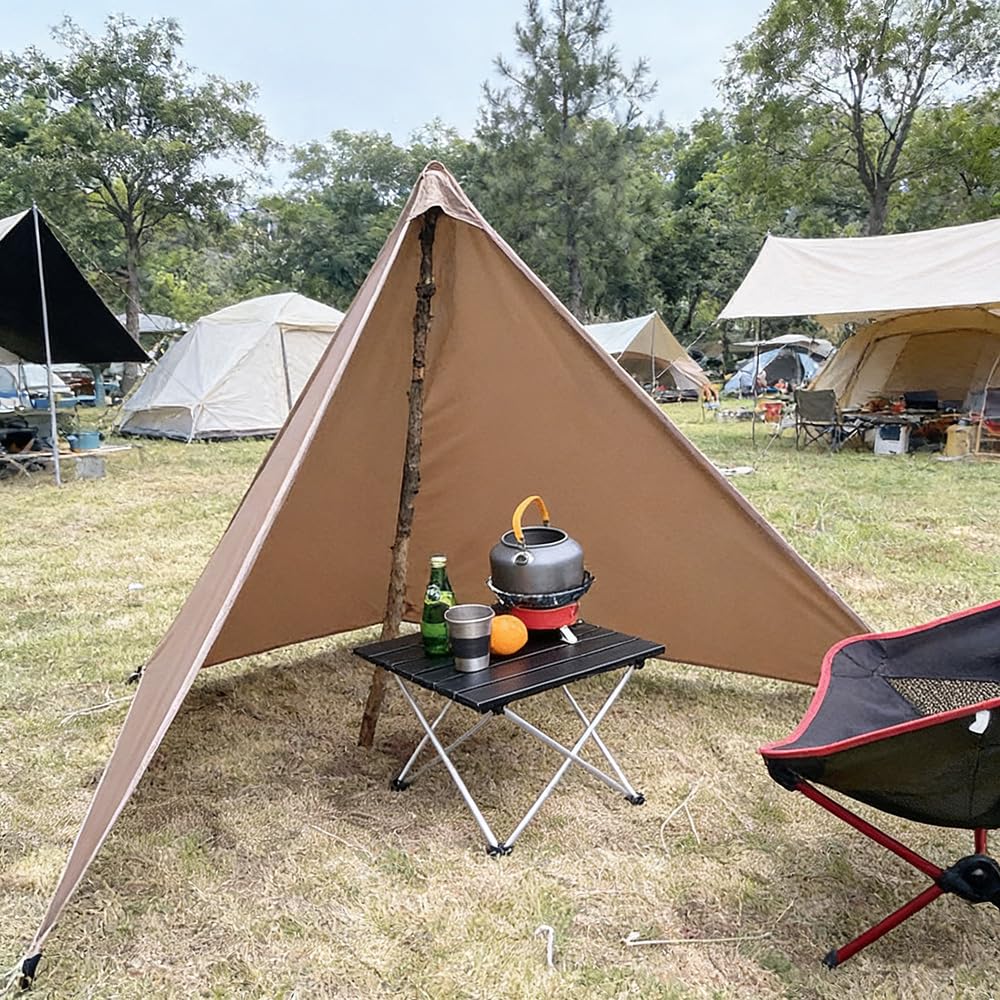 HipierFx Lightweight Camping Stove Windscreen Portable 20D Nylon Flame-retardant Outdoor Windshield Shelter
