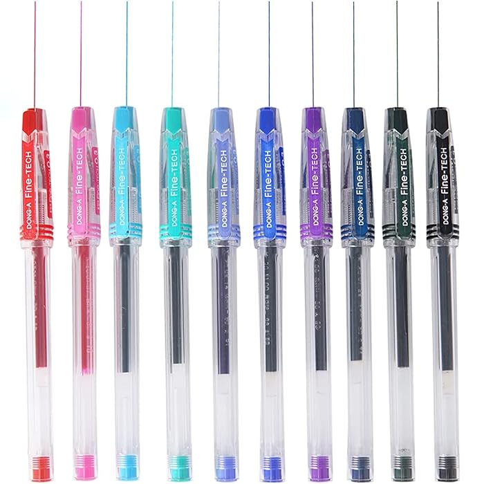 Buy DONGA Ultra Fine Point 0.3mm Ink pen Assorted 10 Colors Gel Pens