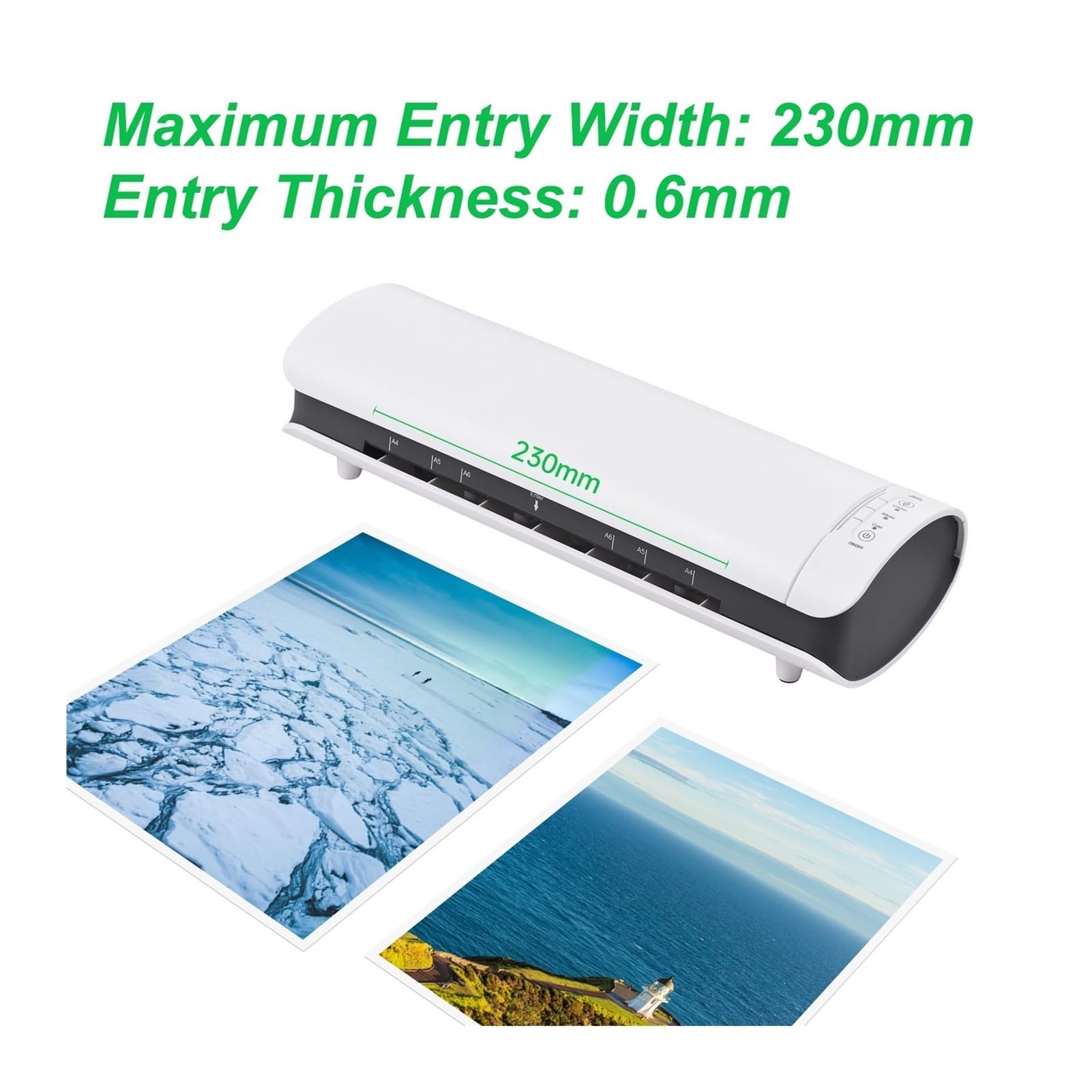 SL988 Laminator biurkowy Zestaw do laminowania na gorąco i zimno formatu A4 długotrwałego użytkowania,Wysoka wydajność