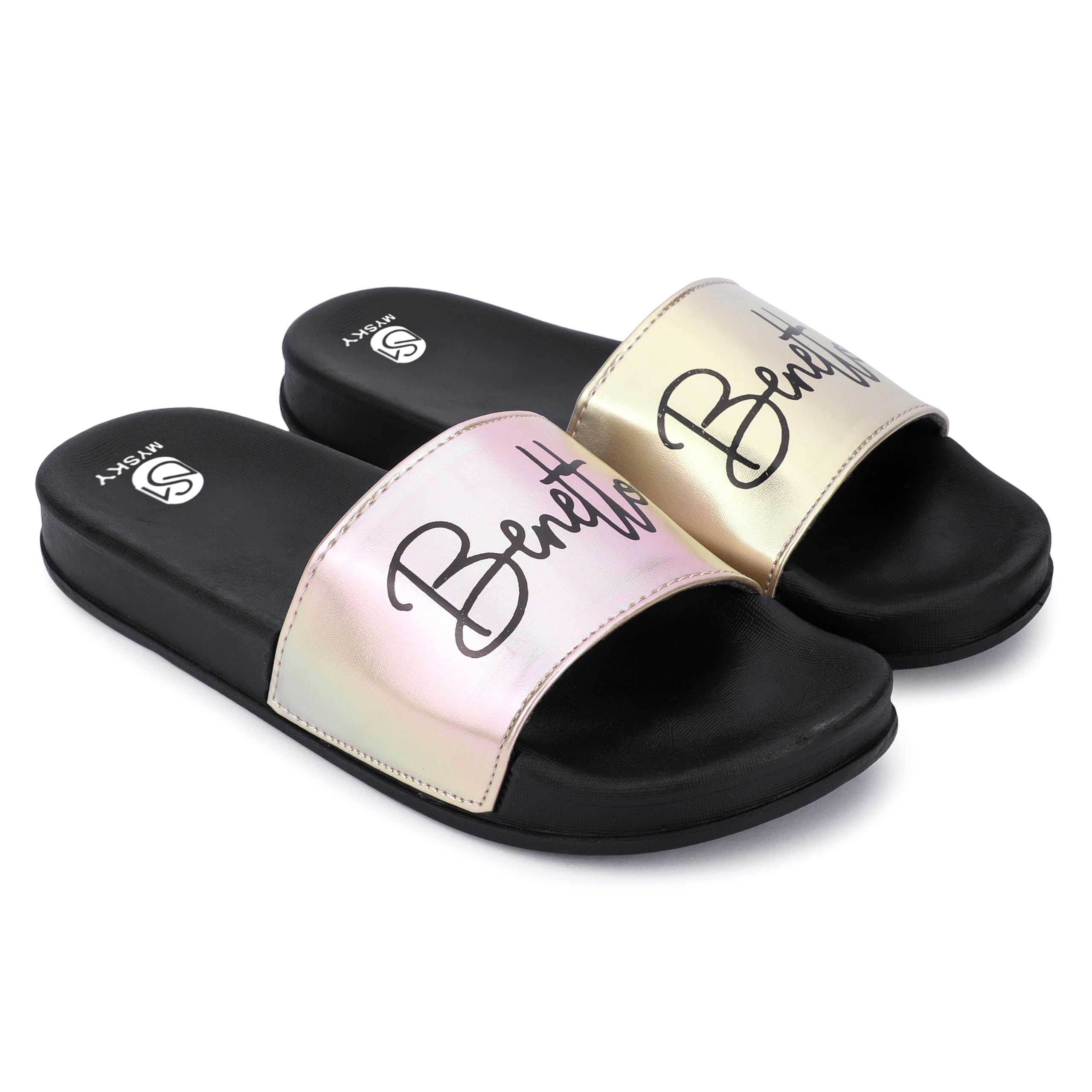 MYSKY New Comfortable Slider Benetton Beige Slipper (B0CL2428WW) Amazon Price History, Amazon Price Tracker