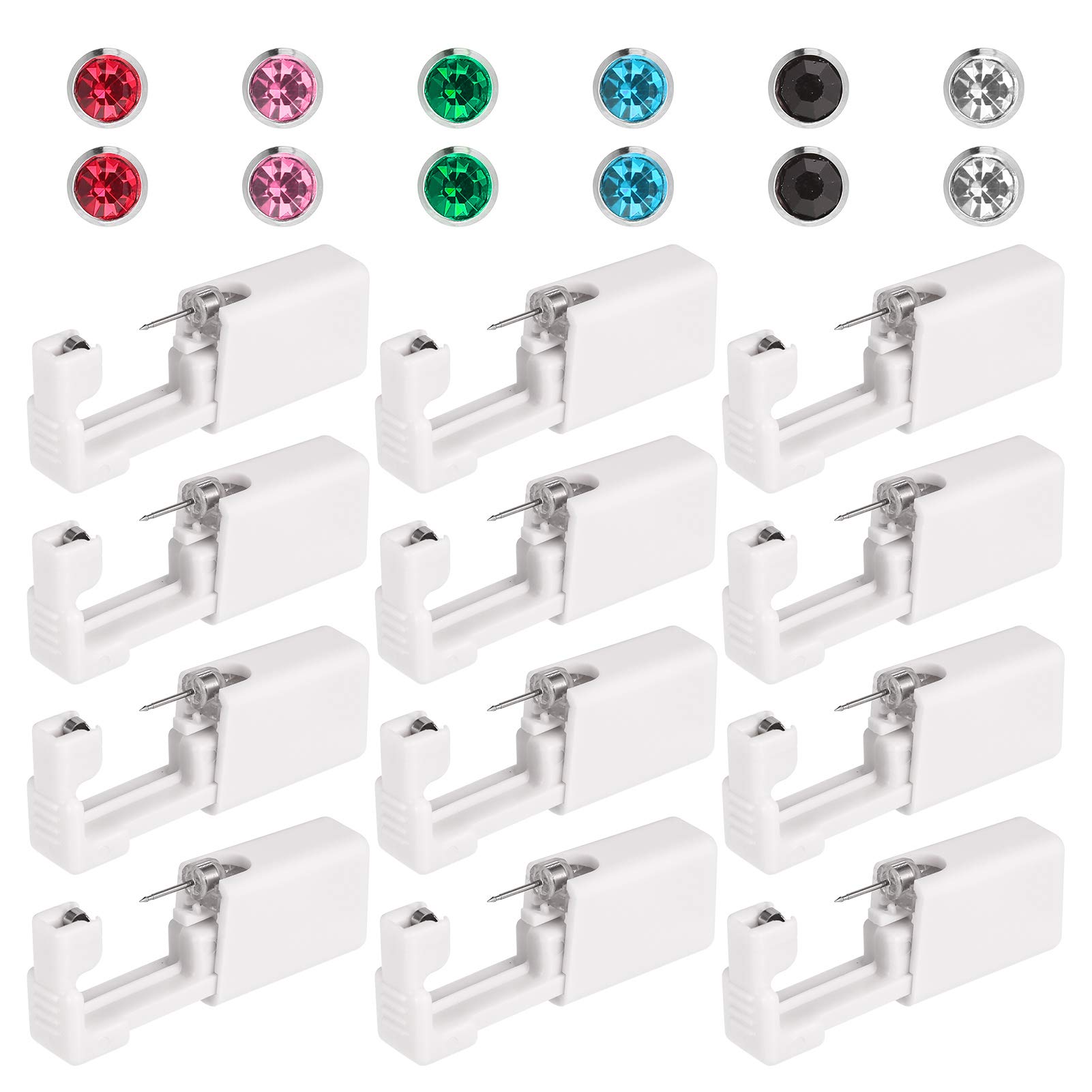 Buy Xinzistar 12 Pieces Ear Piercing , Painless Ear Piercing Disposable