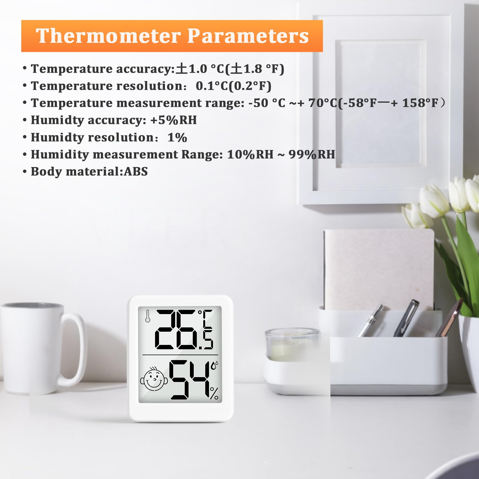 Termometro Igrometro Digitale PAIRIER - 3 Pezzi, Per Casa, Ufficio, Serra, Con LCD - Foto 11
