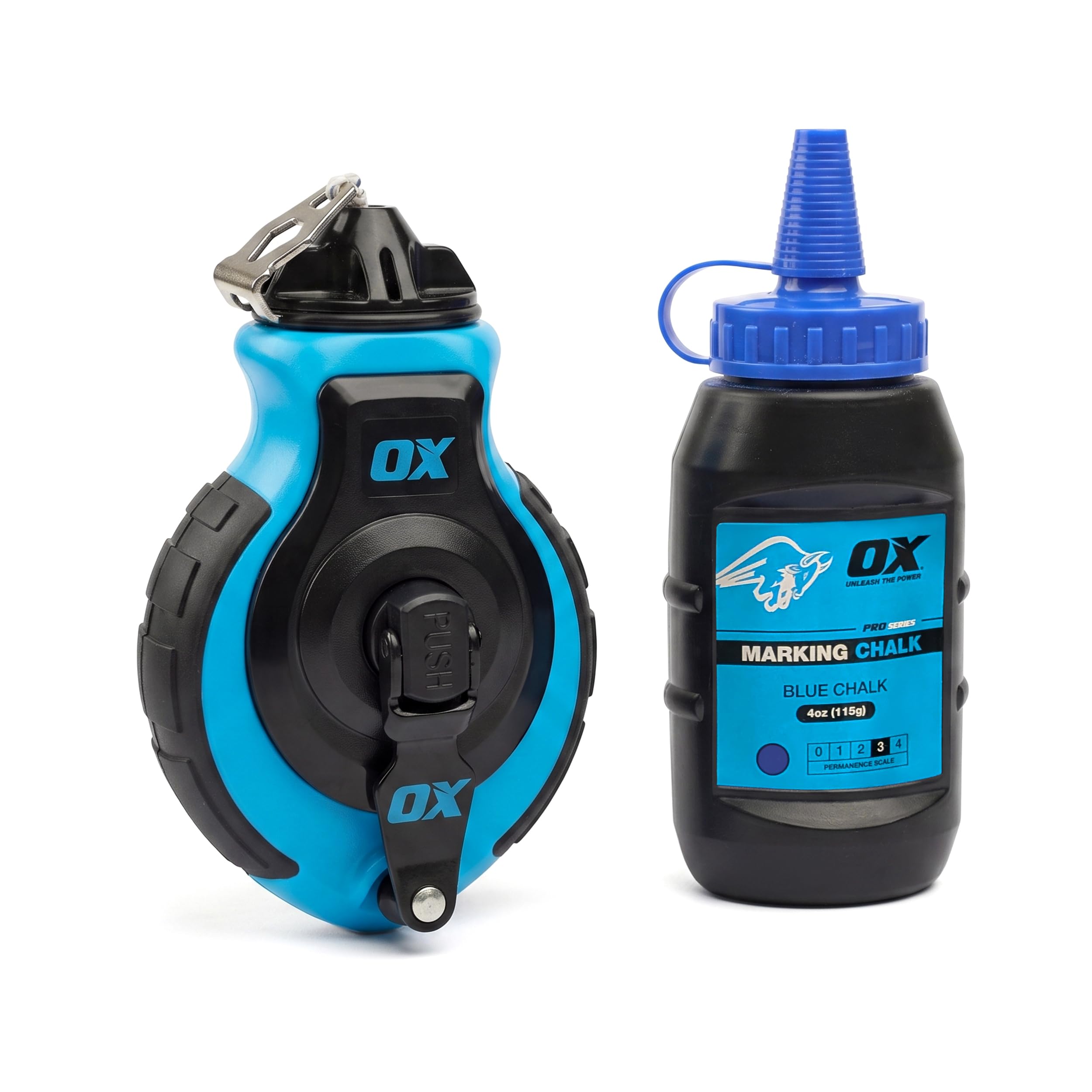 OX Chalk Line Reel & Chalk Combo - Accurate Marking -1