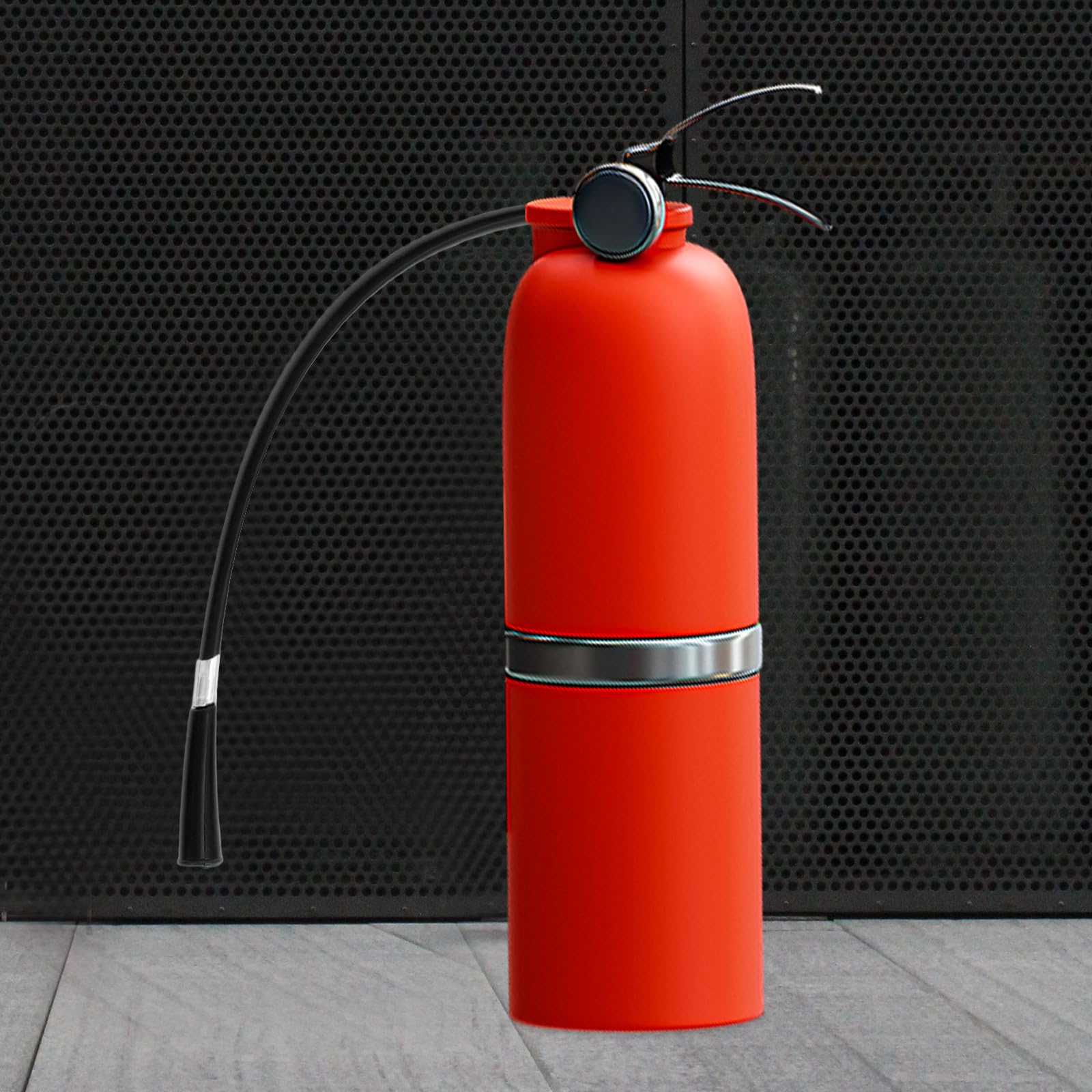 10 Stück Feuerlöscher Ersatzschlauch aus PVC und Eisen Leichtes Auslassschlauch Rohr als Ersatzteil für Tragbare Trockenpulver Feuerlöscher