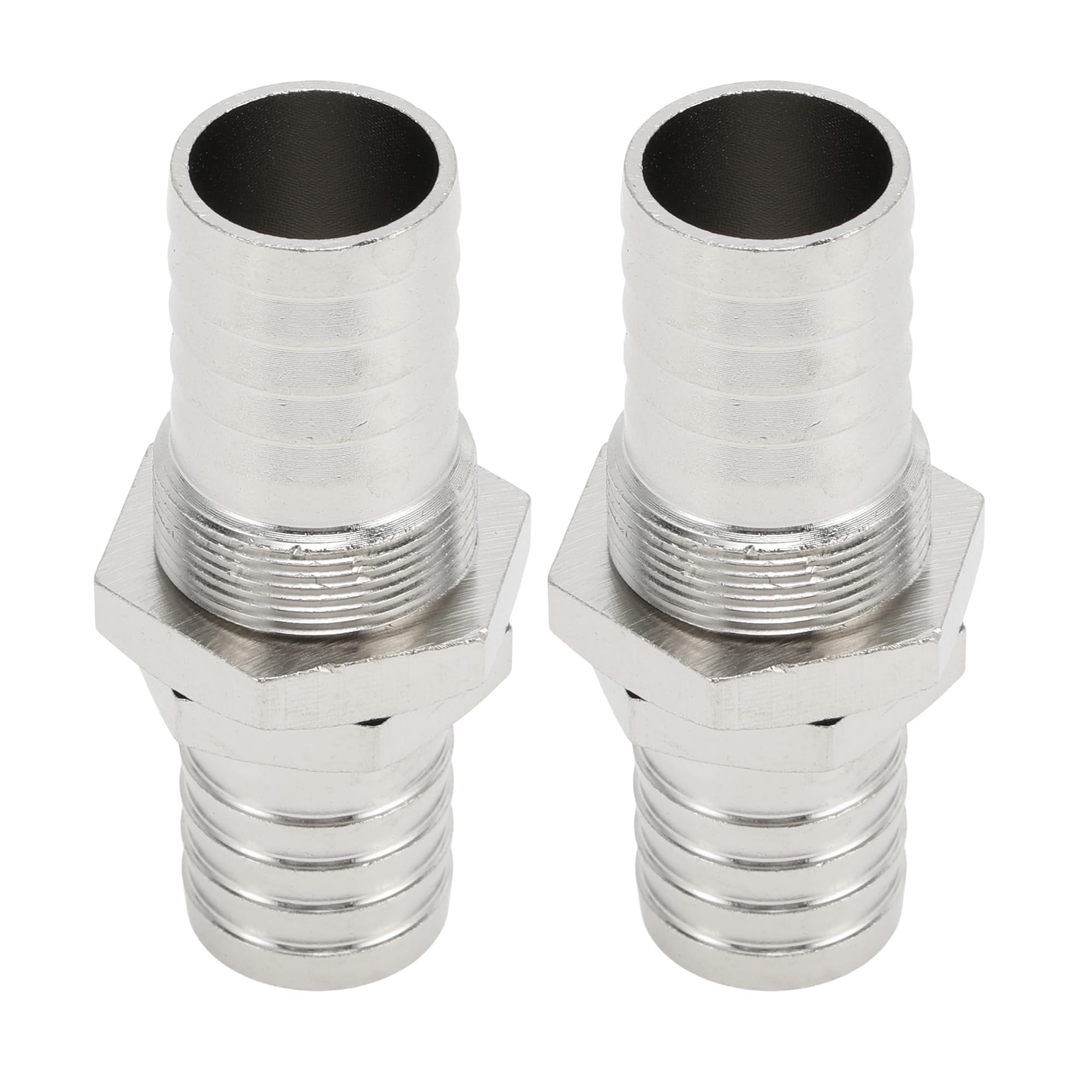 Conector de latón de 0.75 pulgadas galvanizado para mangueras de agua y gas en pack de 2 unidades