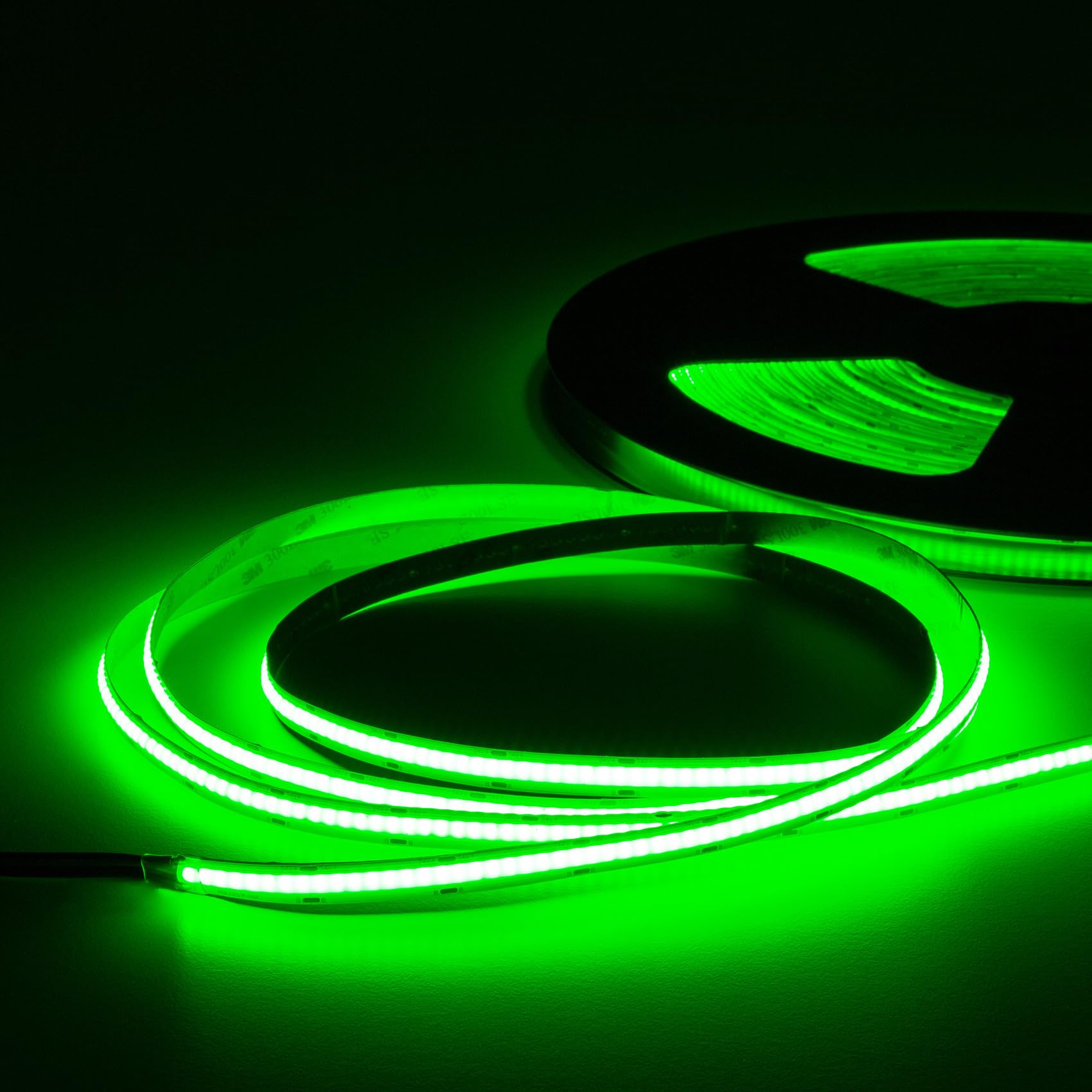 HEXIM COB LED Strip, 1-15 Meter LED Streifen, Auswahl: weiß/CCT/RGB, dimmbar 24V, IP20, 3000-6000K, Band 8mm breit, gaming Zimmer backlight (9,5 Meter RGB)