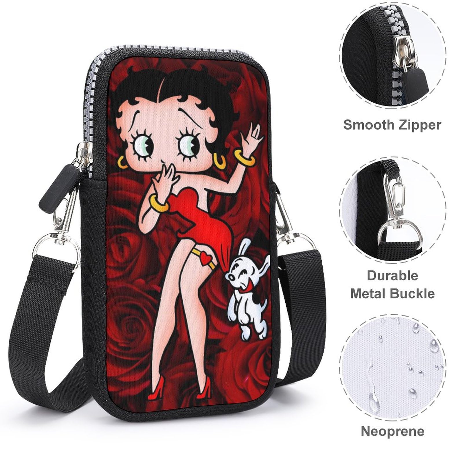 ベティちゃんポシェット Amazon.co.jp: ベティちゃん スマホポーチ レディース ショルダー 携帯