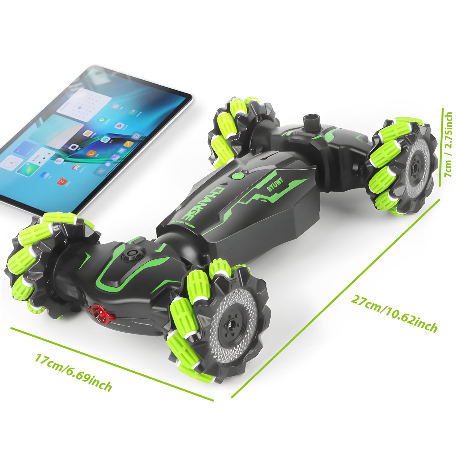 Macchina Telecomandata Auto Rc Cars: Stunt Car Toys Gesture Sensing Rc Car Ricaricabile -Transform 360° Rotating Hand Controlled Car con Spray - Regali di compleanno per bambini ragazzi 8-12 anni